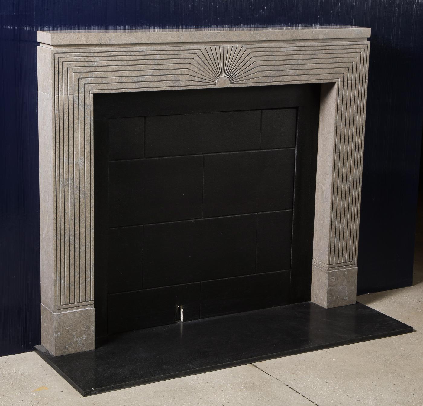 Art Deco Style Fireplace Mantel