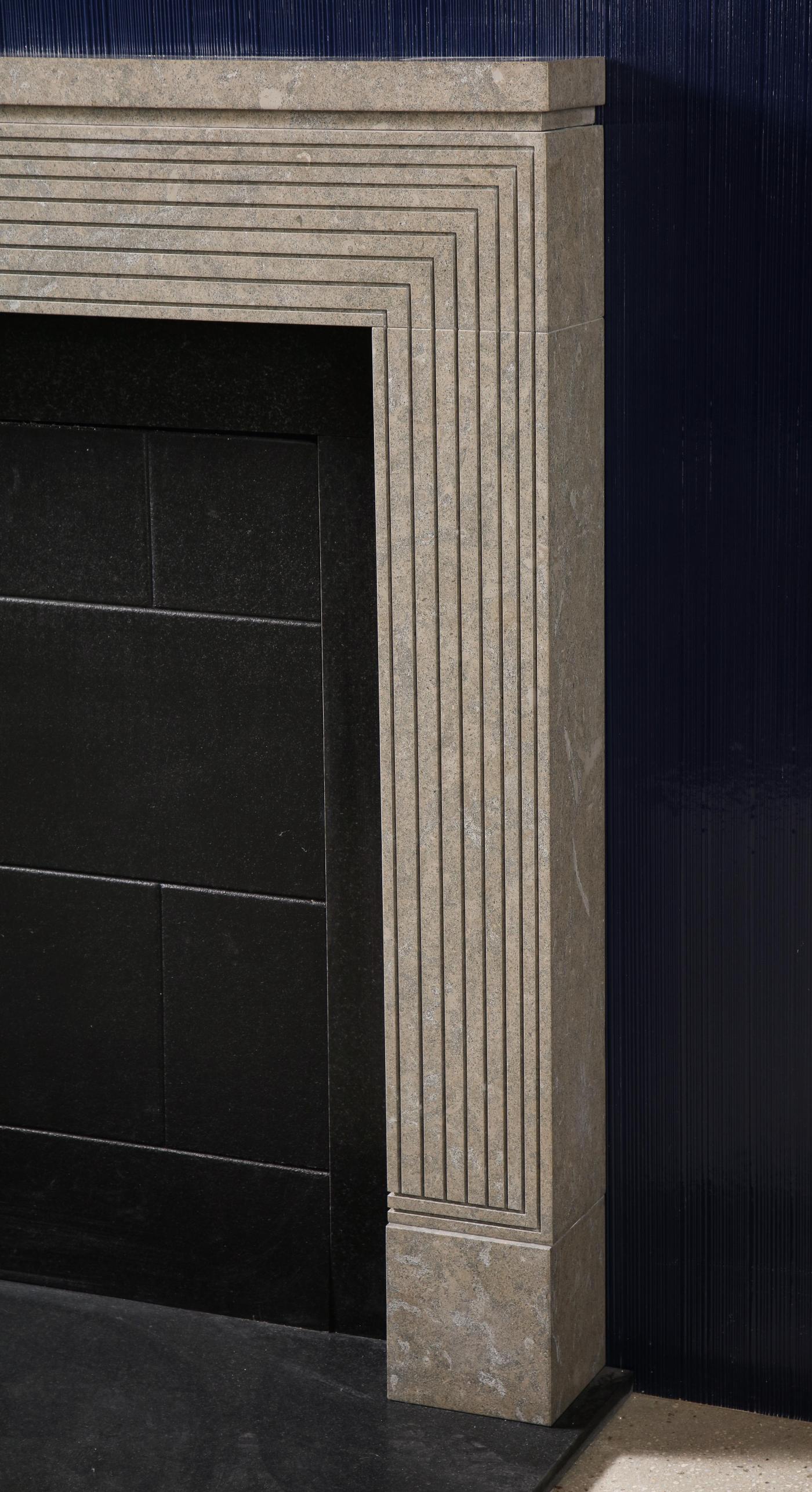 Art Deco Style Fireplace Mantel