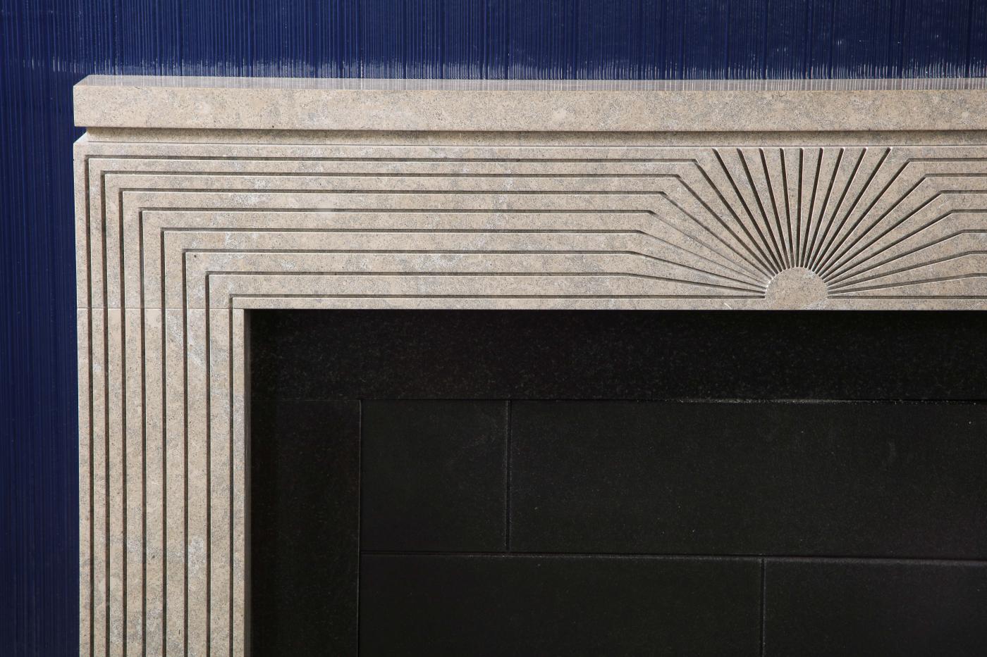 Art Deco Style Fireplace Mantel