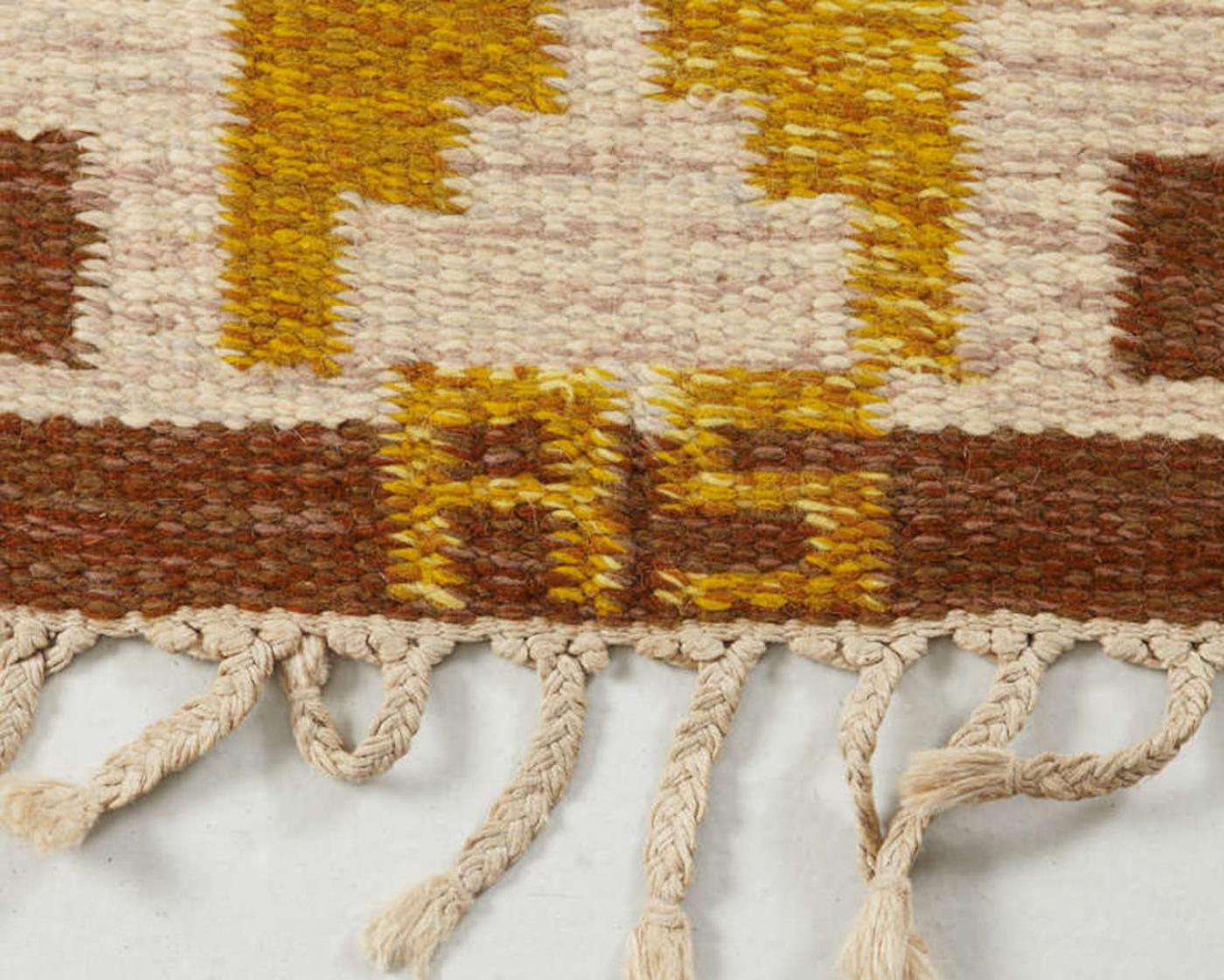 Astrid Sampe Vintage Scandinavian Rug by Astrid Sampe