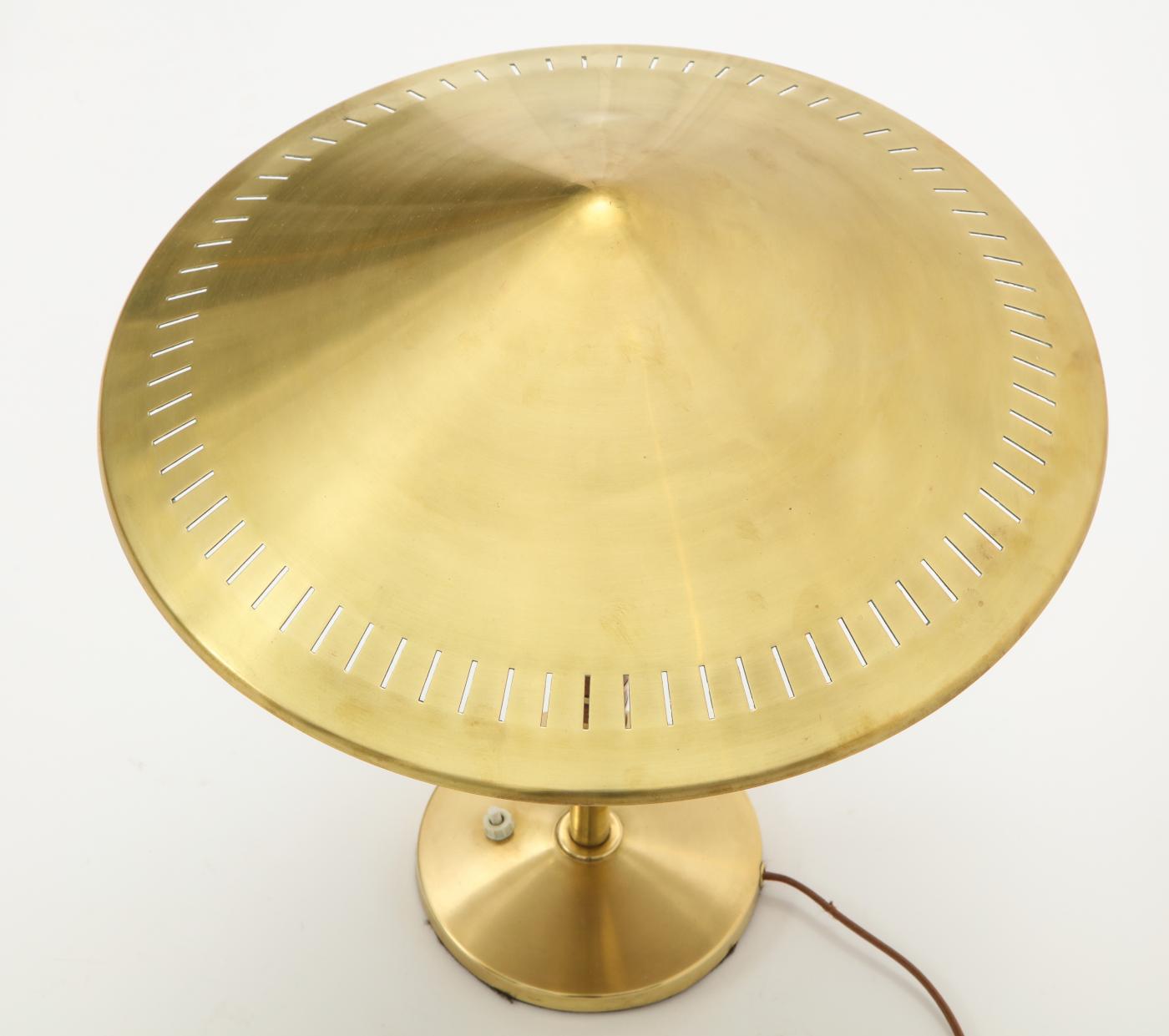 Bent Karlby - Bent Karlby Brass Table Lamp for Lyfa, Circa 1956