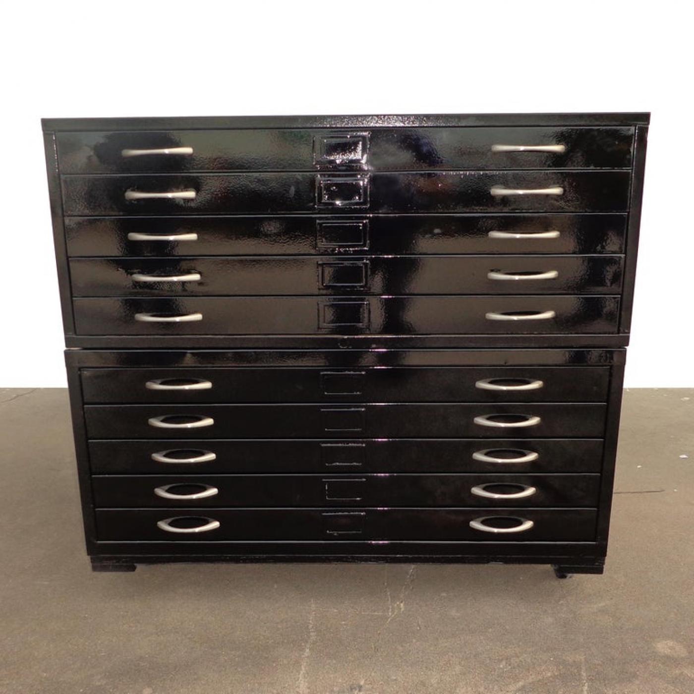 Black Architectural Drafting Flat File