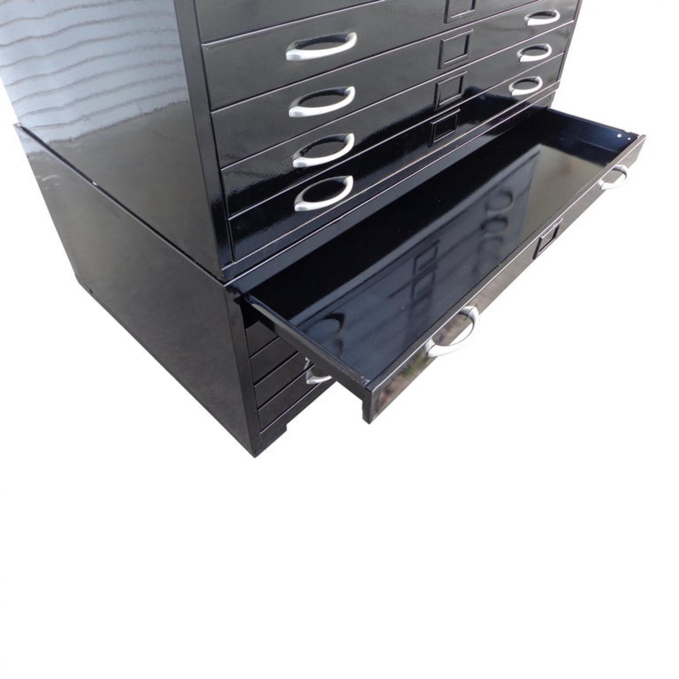Black Architectural Drafting Flat File