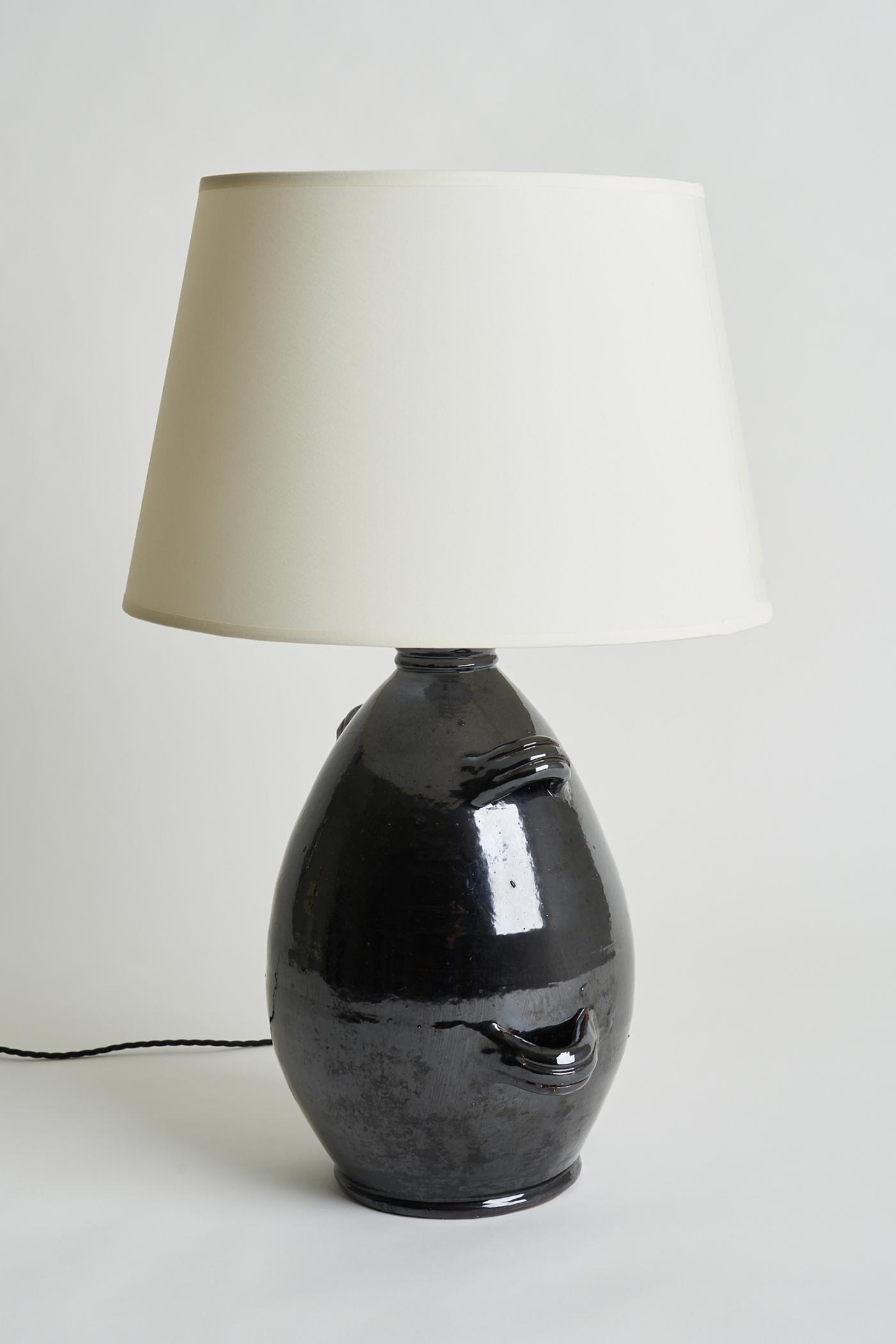 Black Ceramic Table Lamp