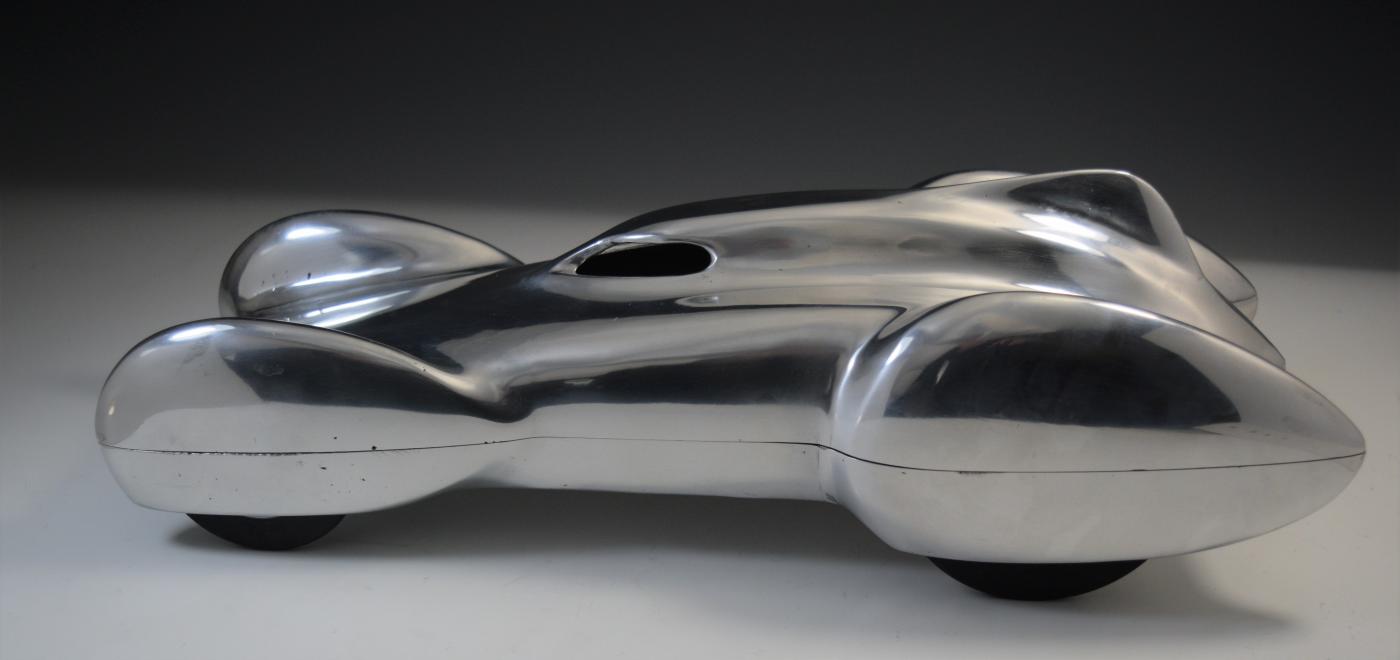 Bonneville Land Speed Race Car Sculpture Xtremeliner