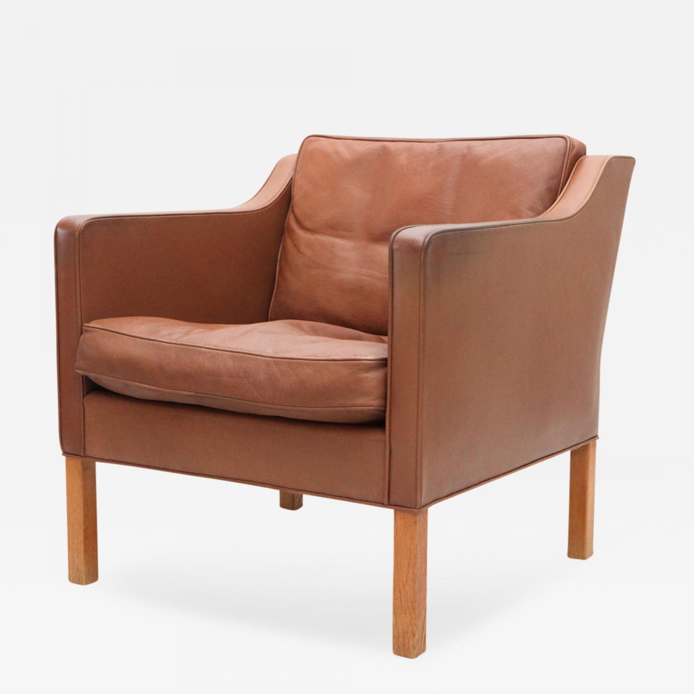 borge mogensen leather chair