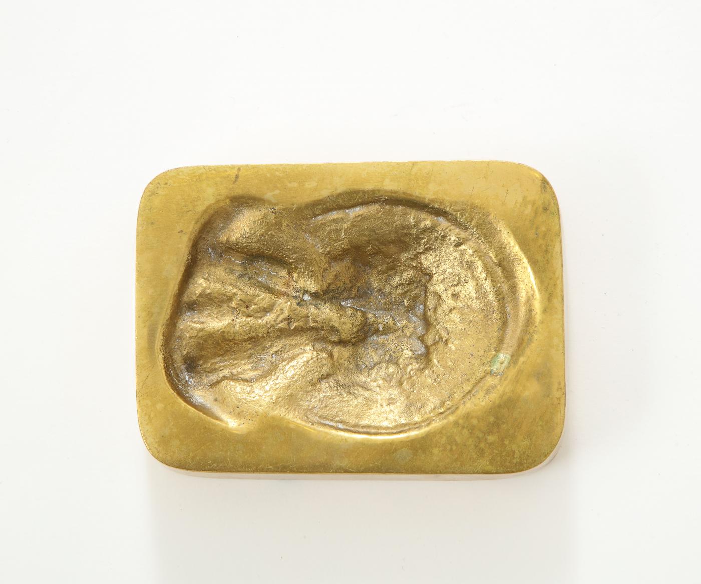 Bronze Paperweight by B.W. Genis, France, c. 1980