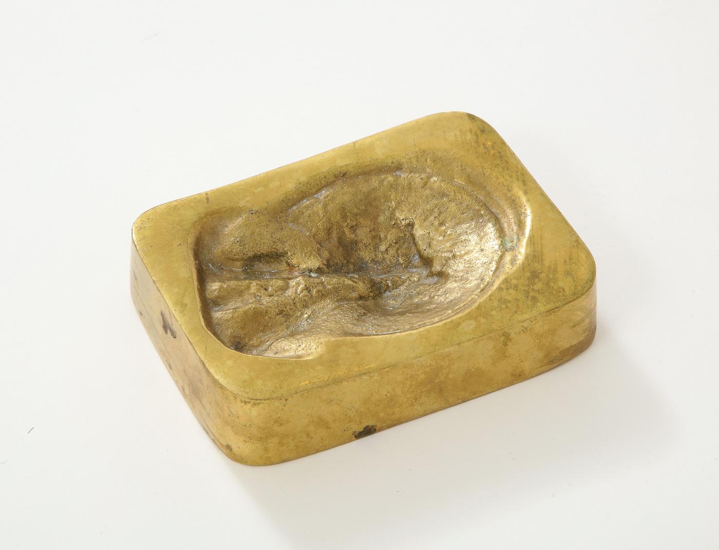 Bronze Paperweight by B.W. Genis, France, c. 1980