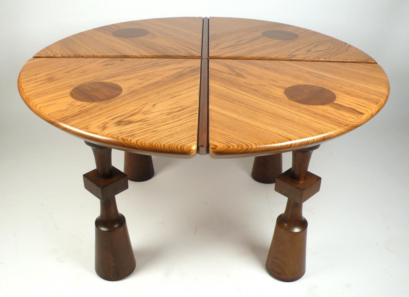 California Craftsman Exotic Wood Game Table