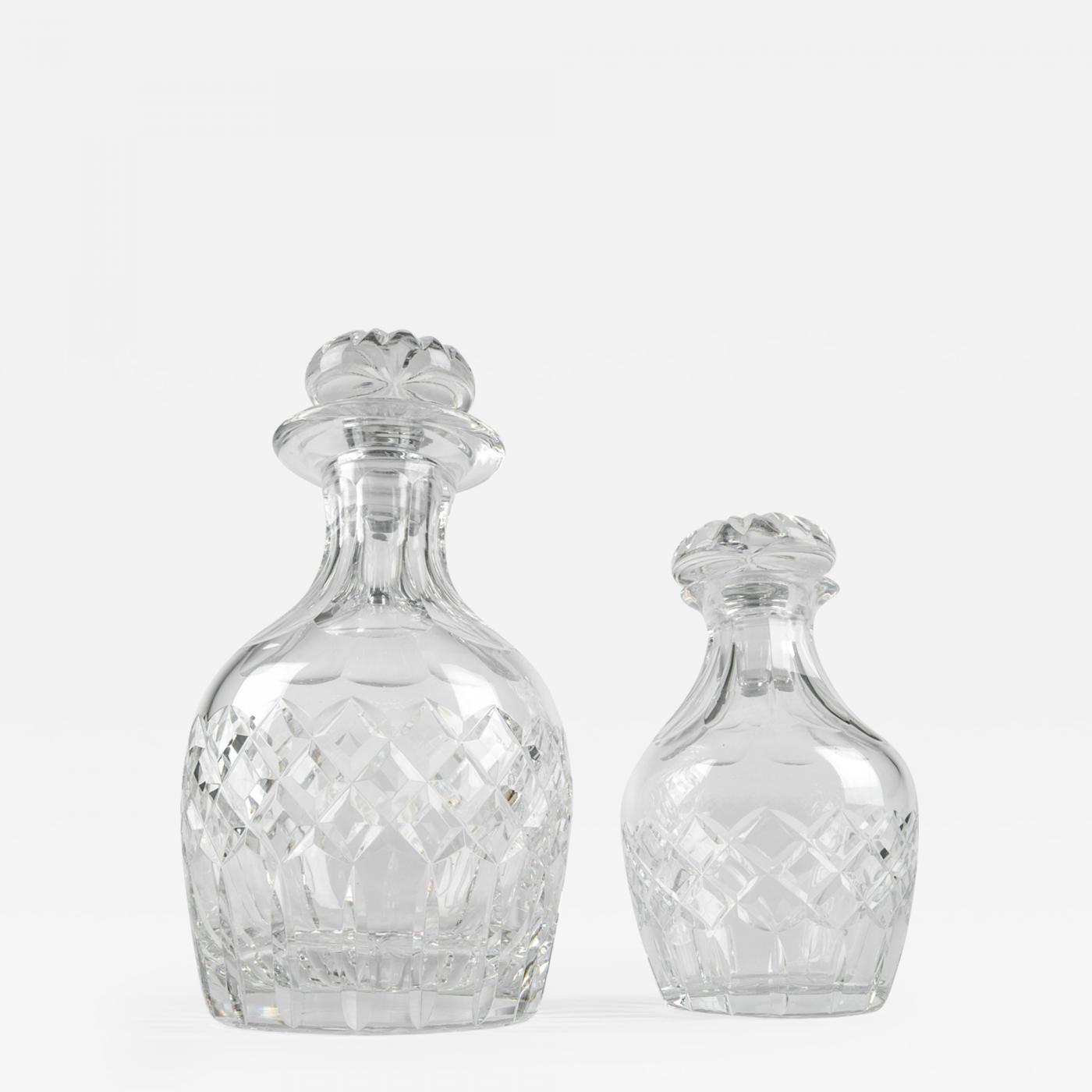 Cartier Cartier Cut Crystal Barware Pair of Decanter