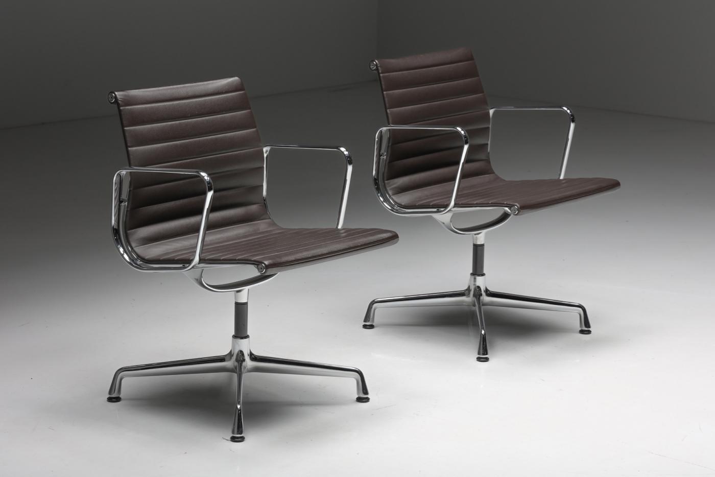 Charles & Ray Eames Aluminum Chairs by Charles & Ray Eames for Vitra