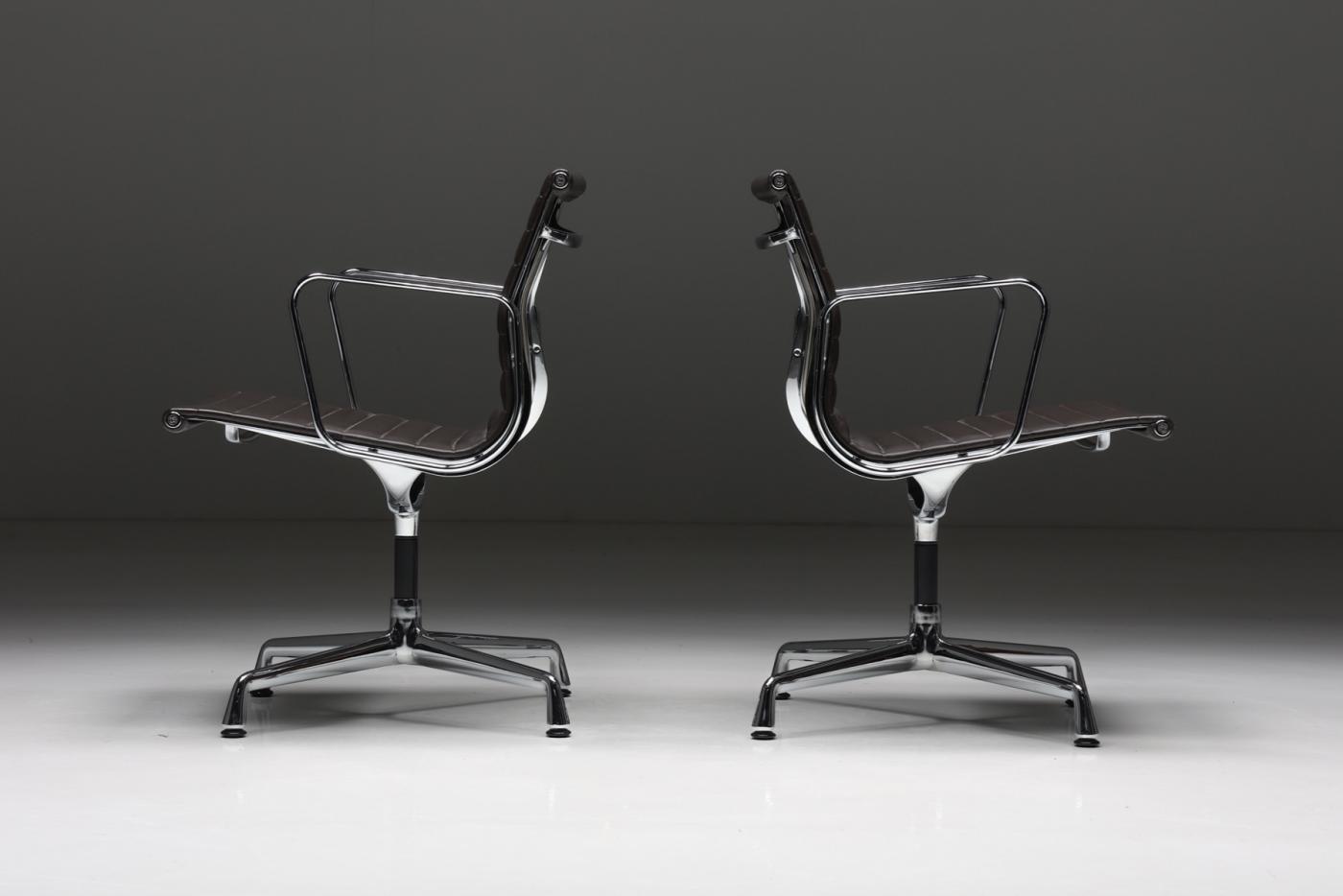 Charles & Ray Eames Aluminum Chairs by Charles & Ray Eames for Vitra