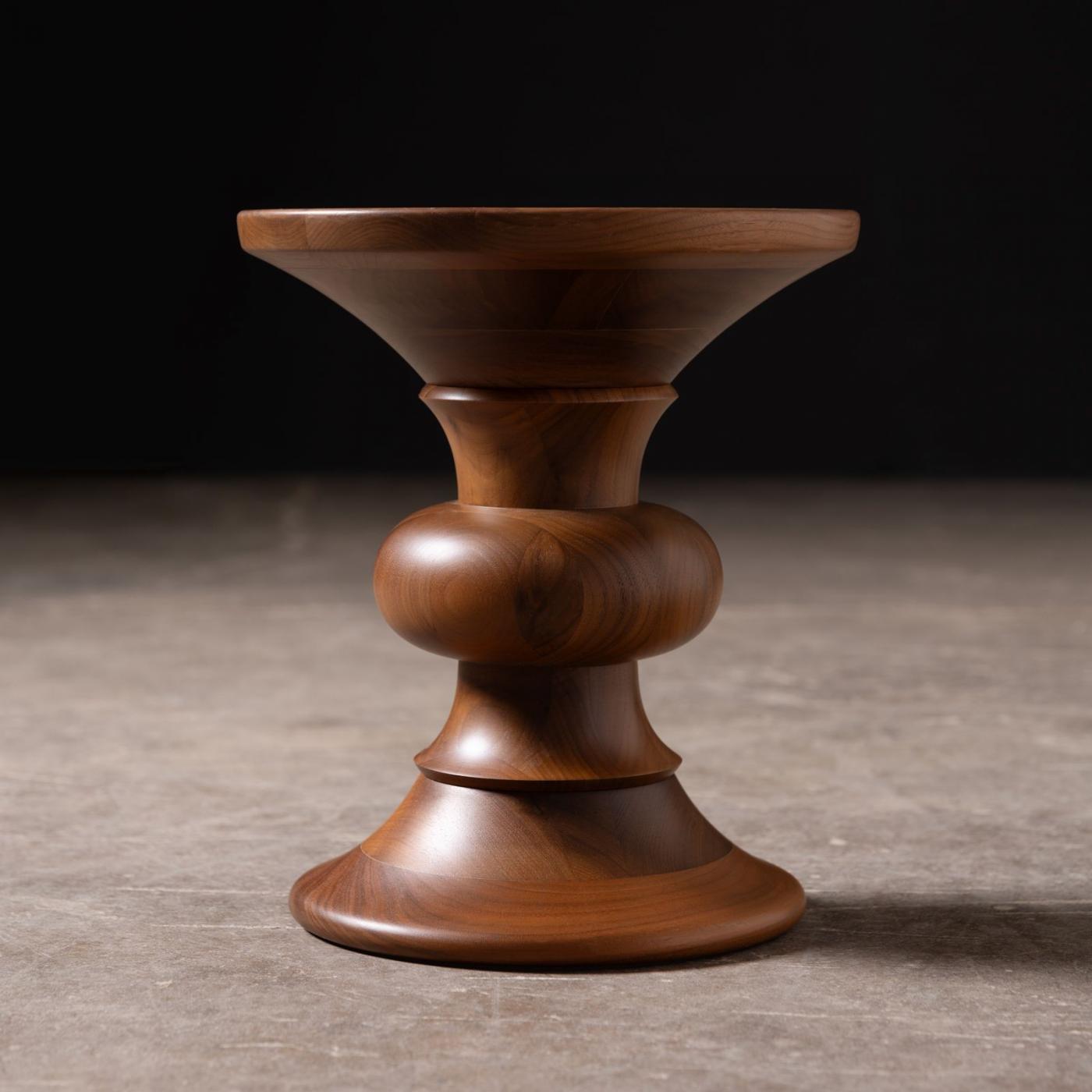 Charles & Ray Eames - Charles and Ray Eames Time Life Stools in Walnut ...