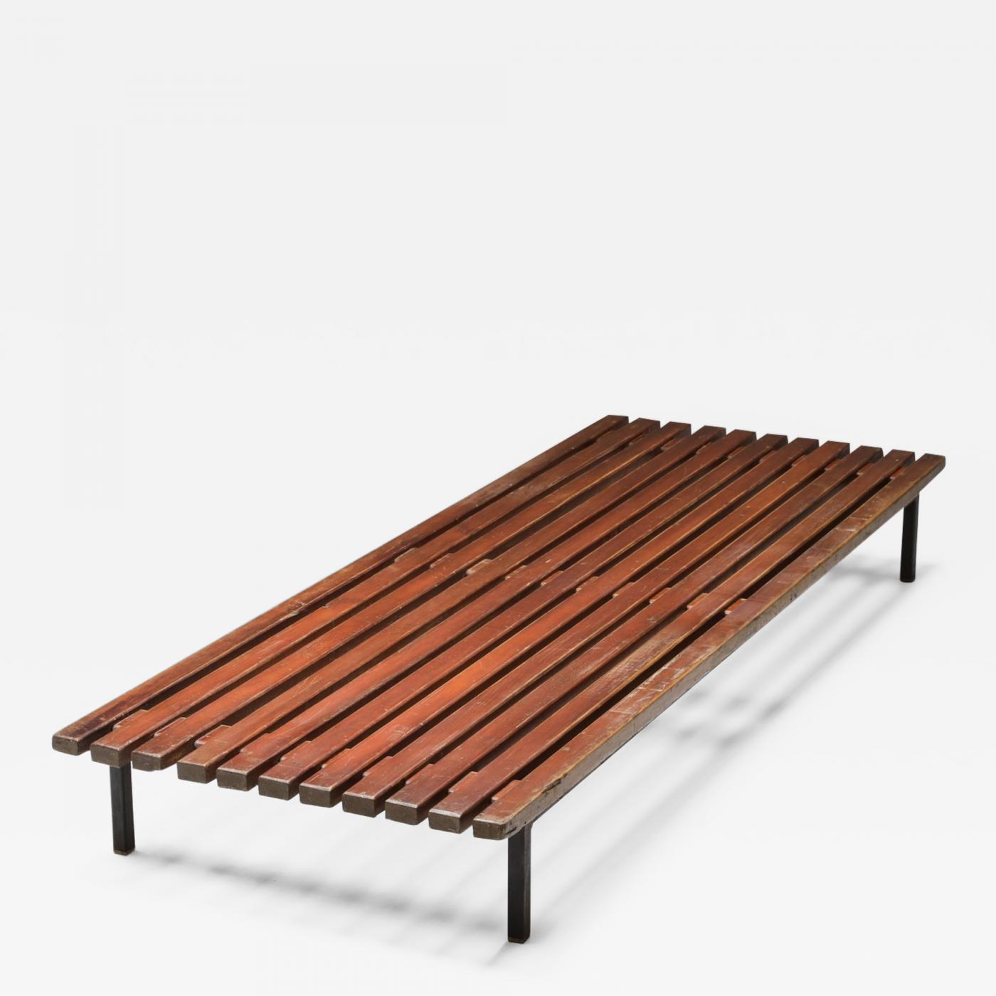 Charlotte Perriand - Charlotte Perriand 'Cansado' low bench - 1958