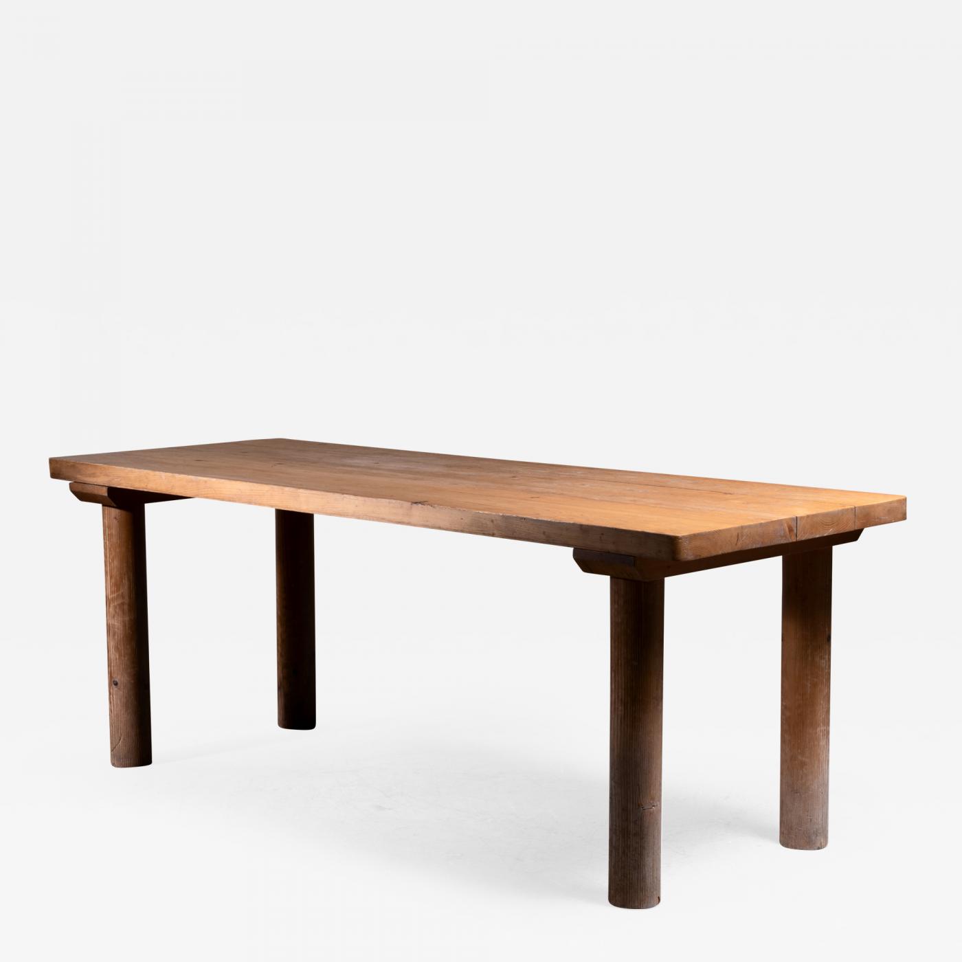 Charlotte Perriand 'Les Arcs' dining table, 1960's