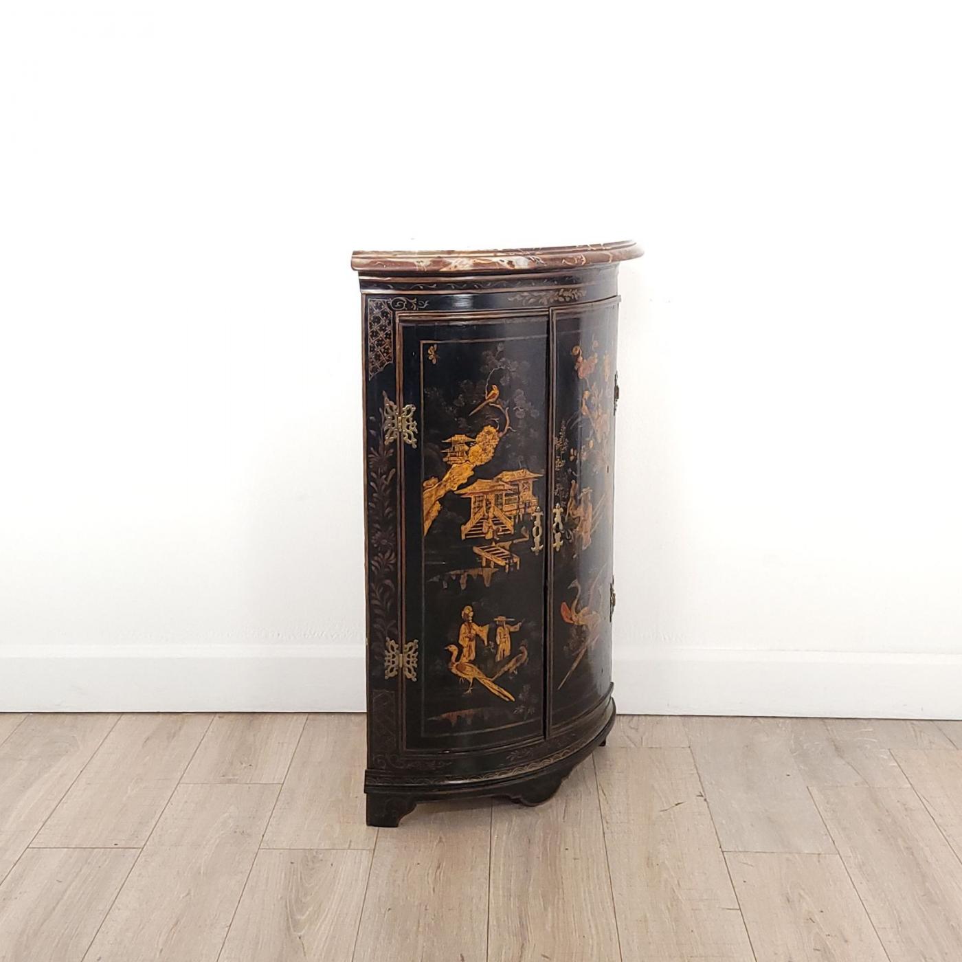 Chinoiserie Corner Cabinet, France, 19th century