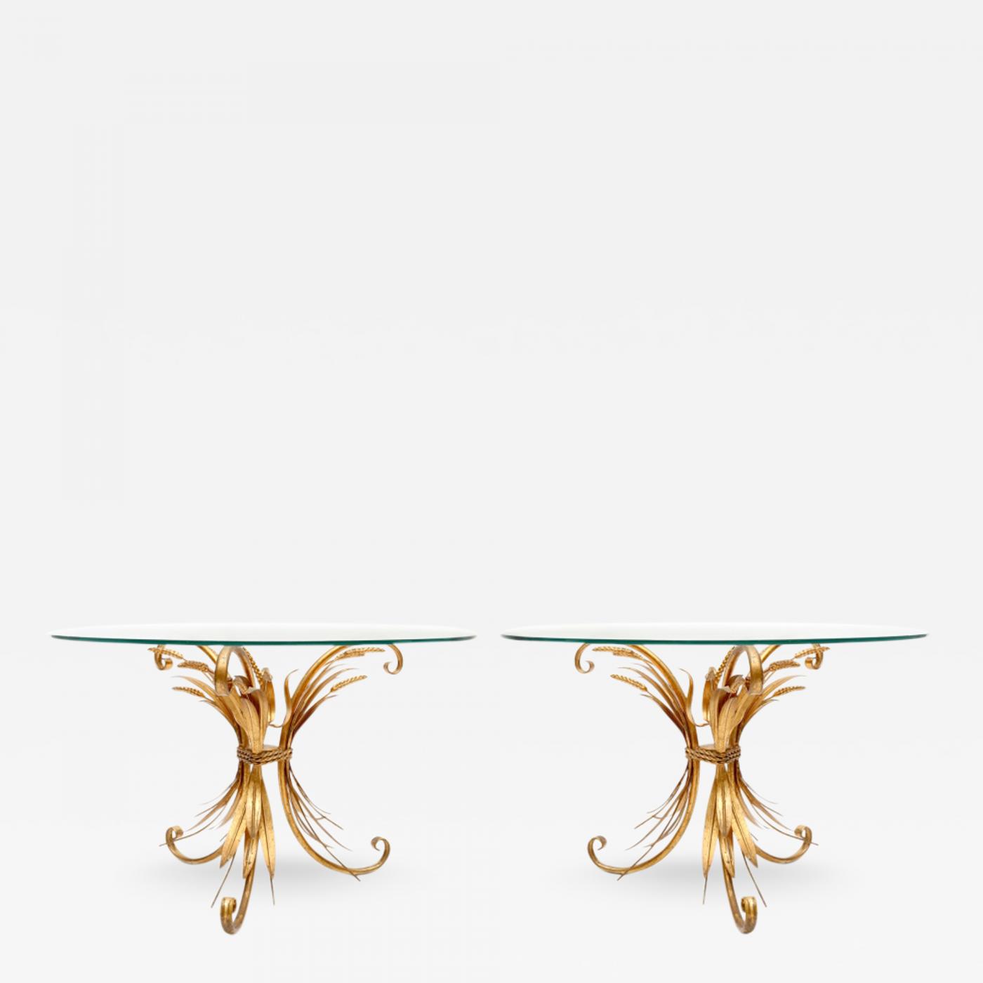 French Art Deco Sheaf of Wheat Table by Coco Chanel