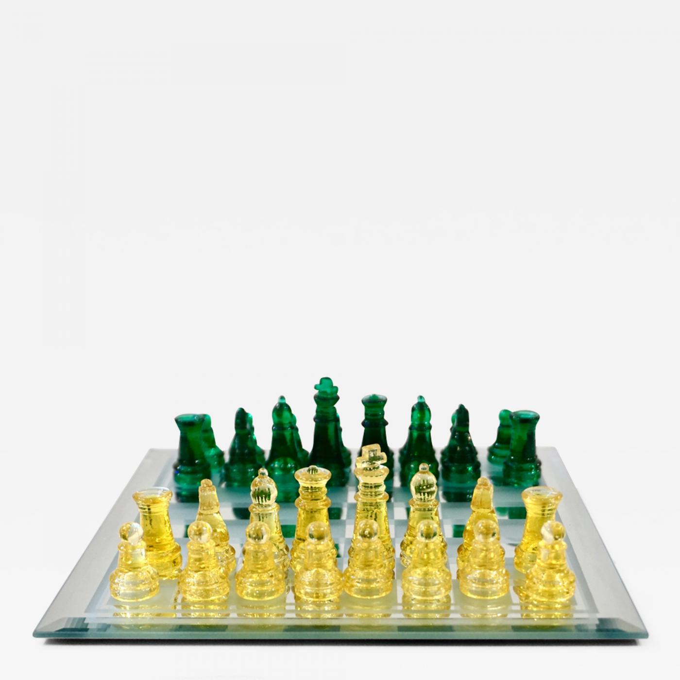 Murano glass Chessboard