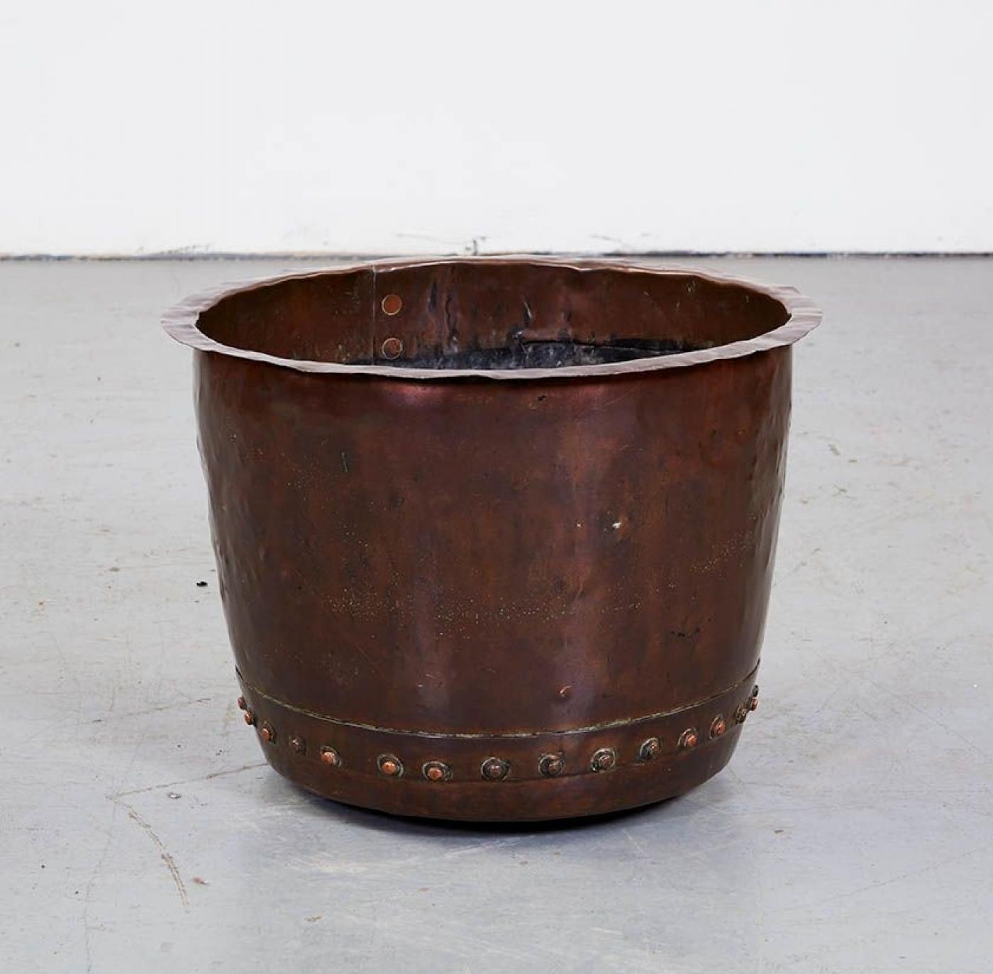 Copper Log Bin