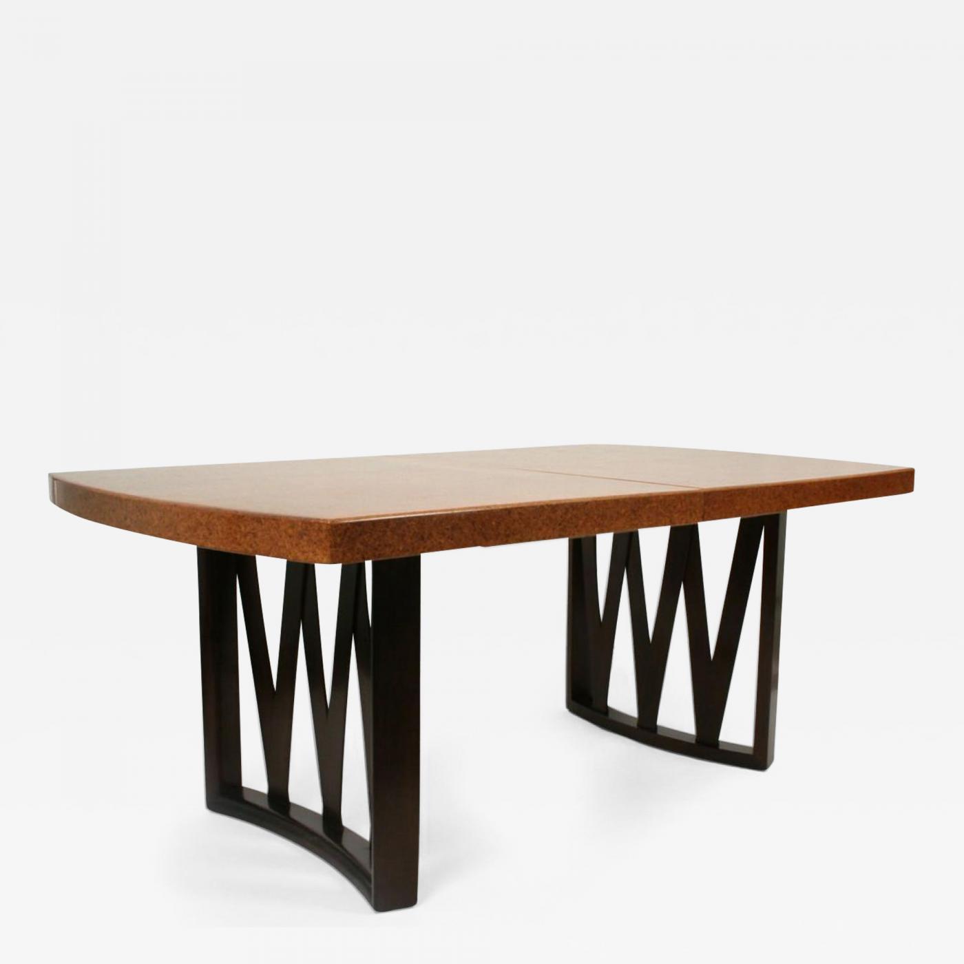 Cork Top Dining Table By Paul Frankl For Johnson Furniture Co