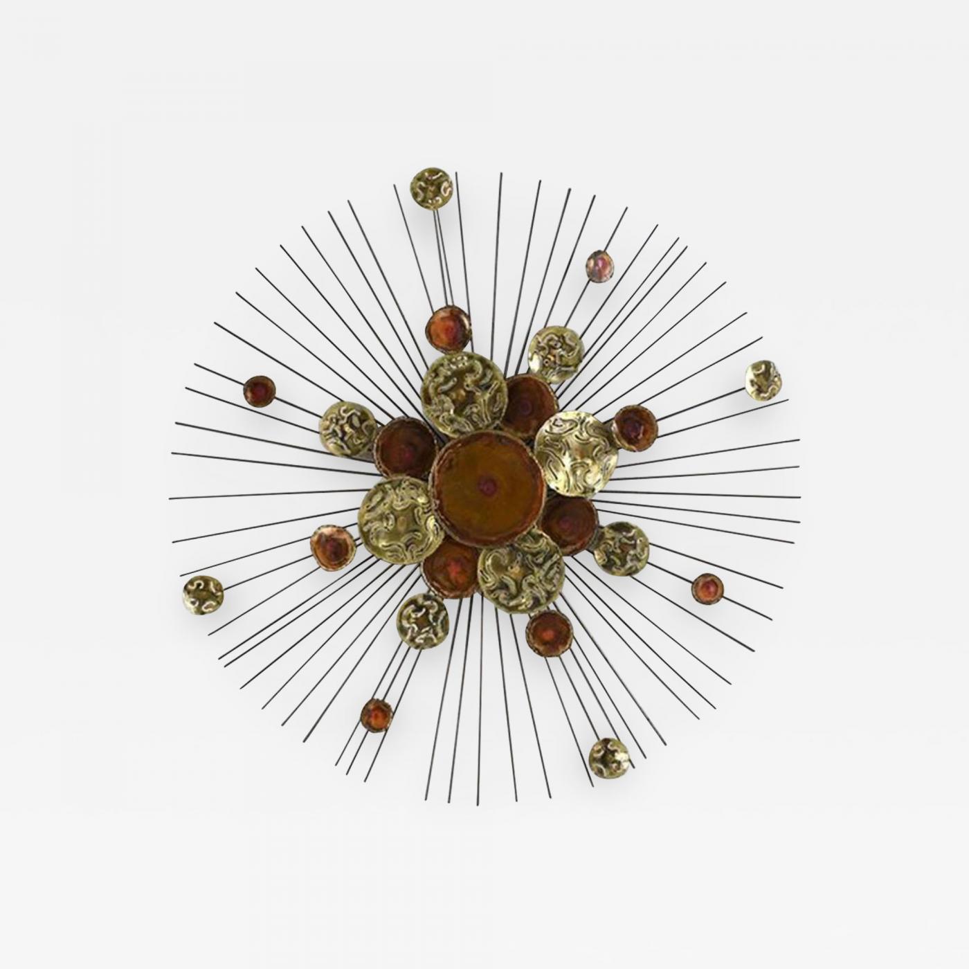 Curtis Jeré C Jere Starburst Wall Sculpture