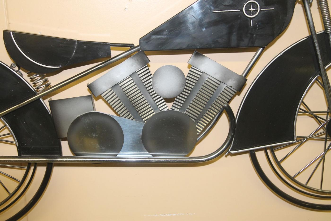 Curtis Jeré Curtis Jere Wall Hanging Motorcycle Sculpture