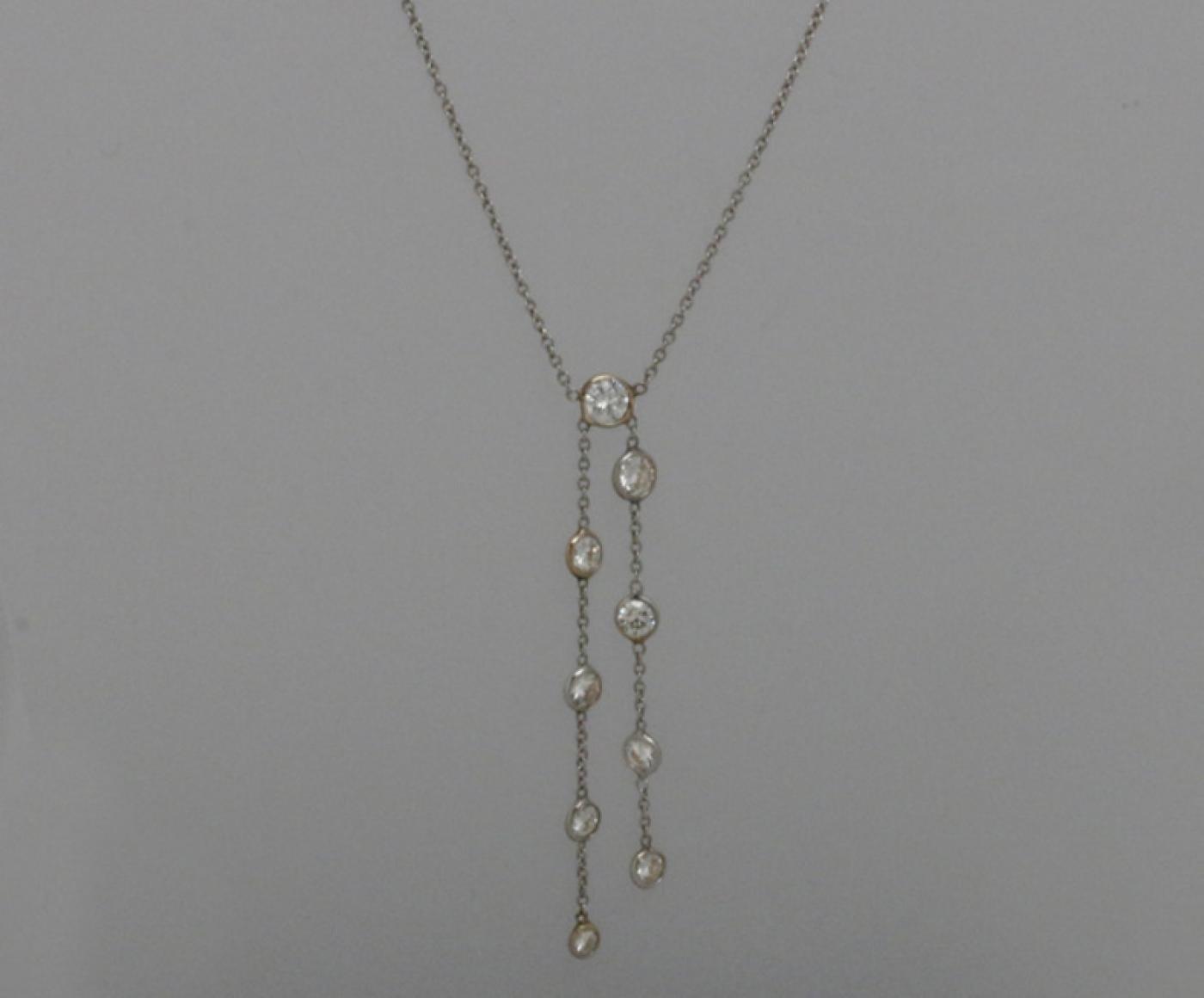 Diamond Waterfall Necklace
