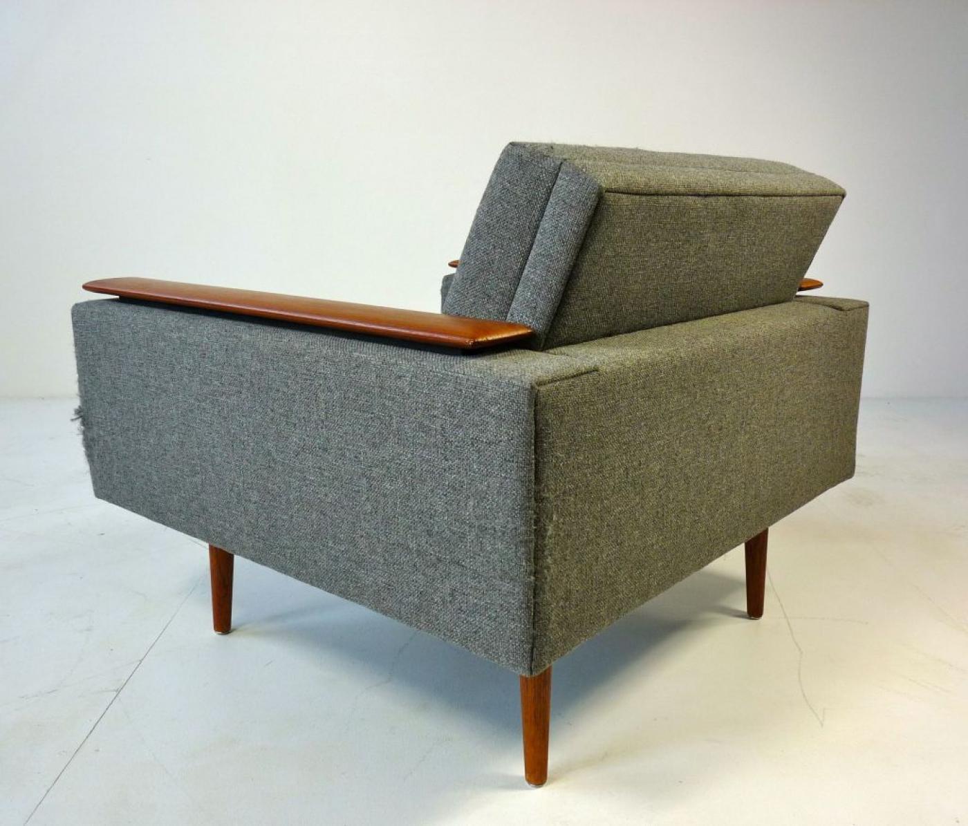 Danish Modern Sleek Low Lounge Chairs
