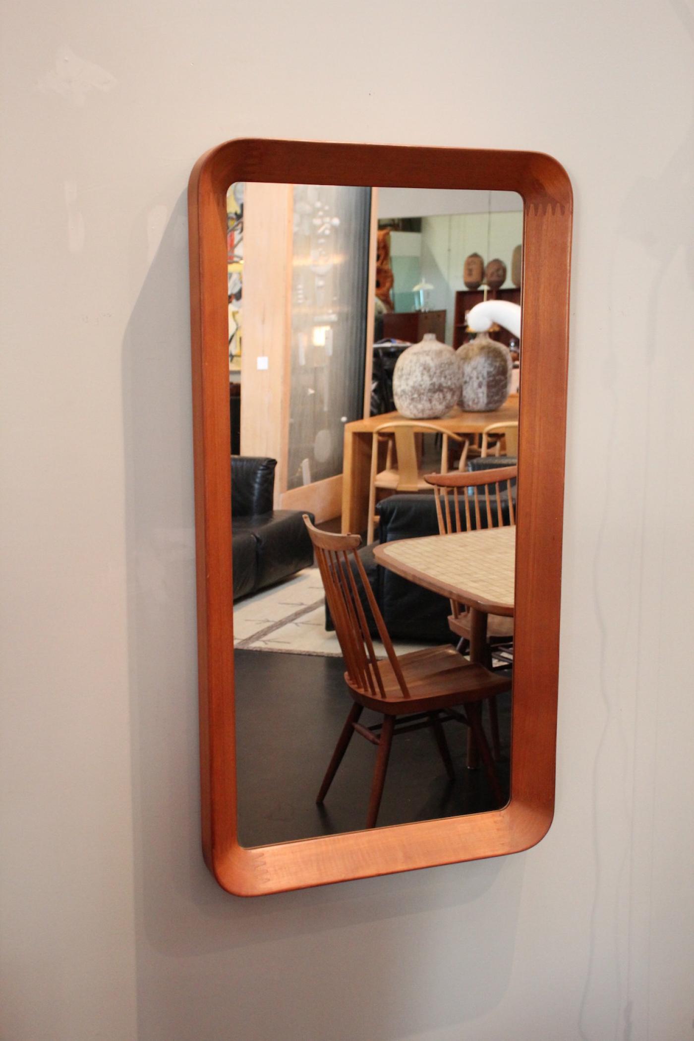 Danish Teak Mirror