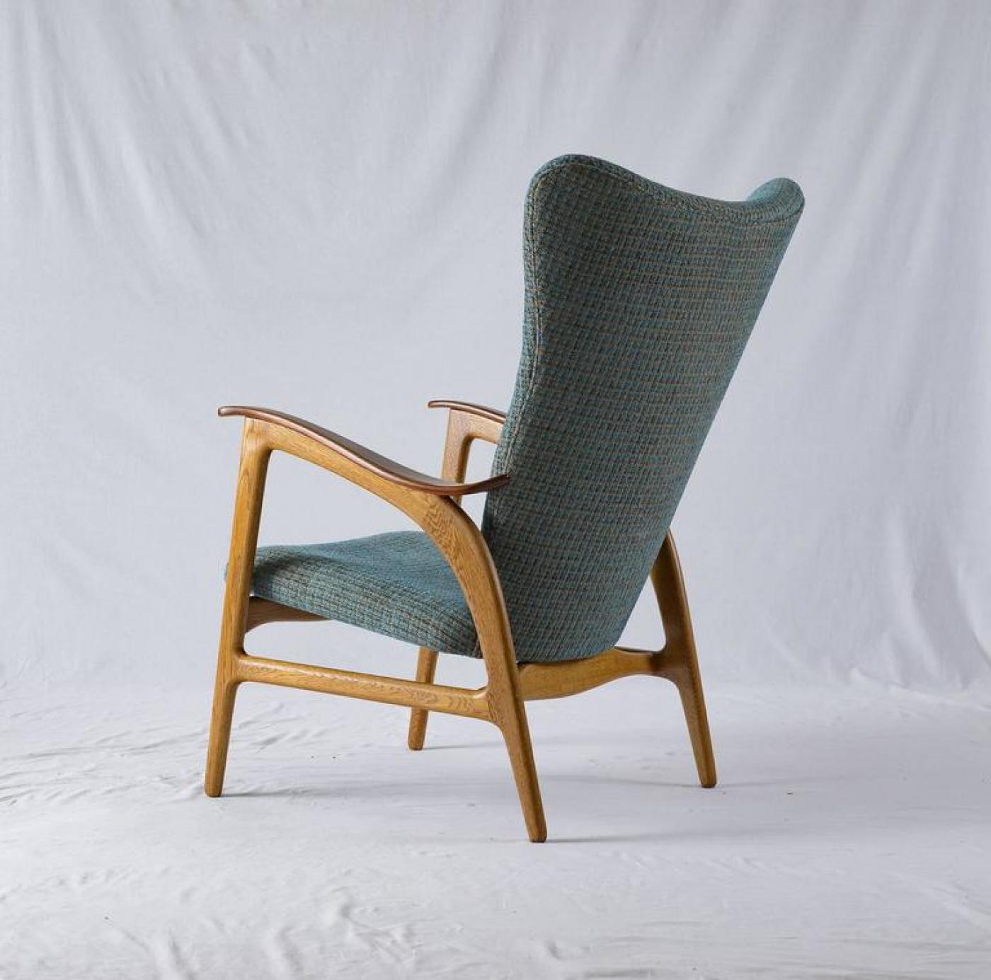 Danish Wingback Lounge Chair