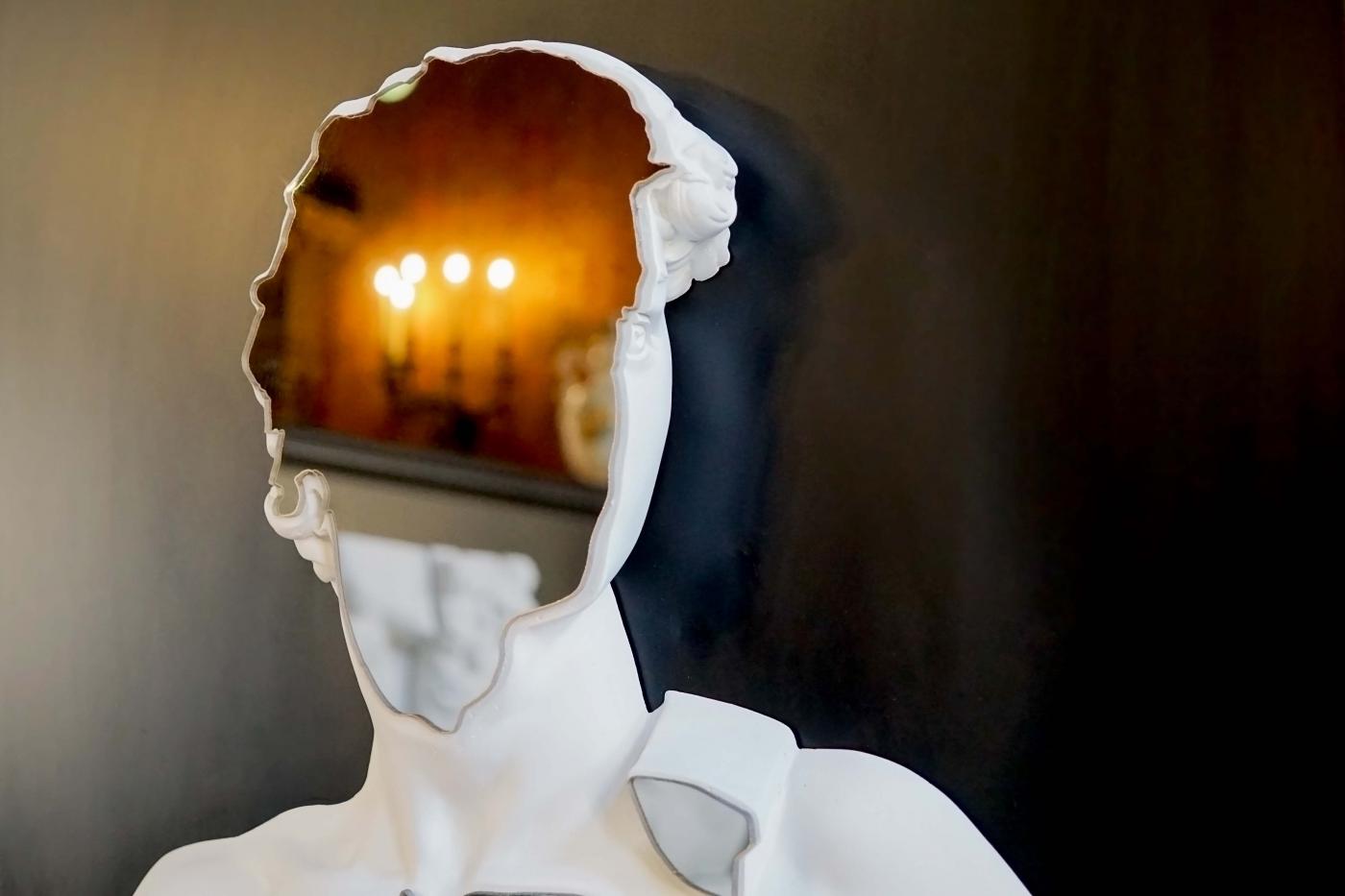 David Mirror Sculpture Augmented Reality by Eduard Locota