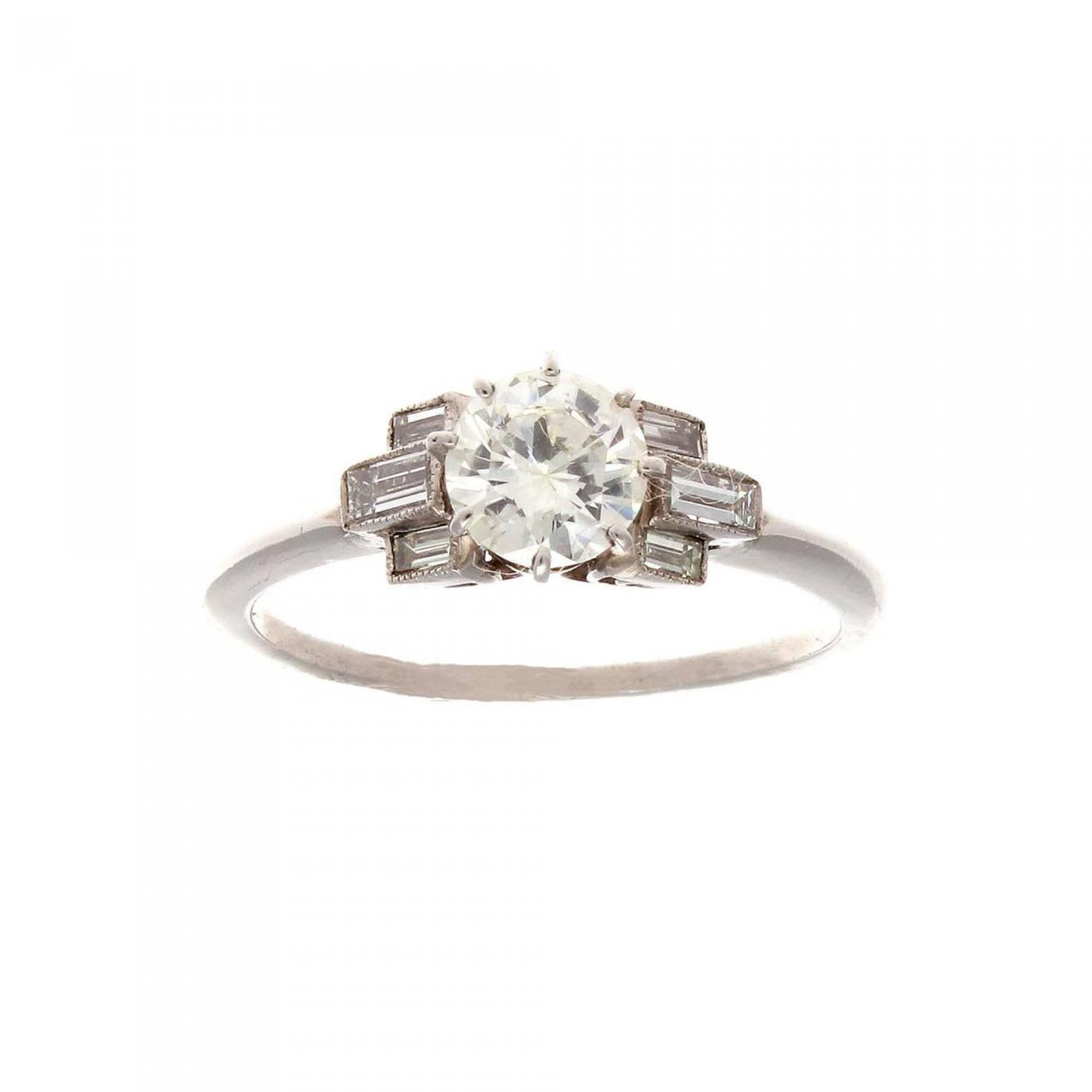 Diamond Platinum Engagement Ring