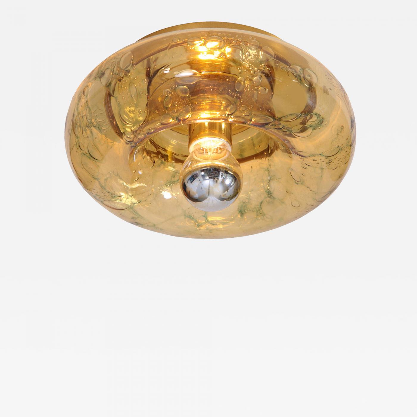 Doria Leuchten Doria Murano Glass Flush Mount Or Sconce