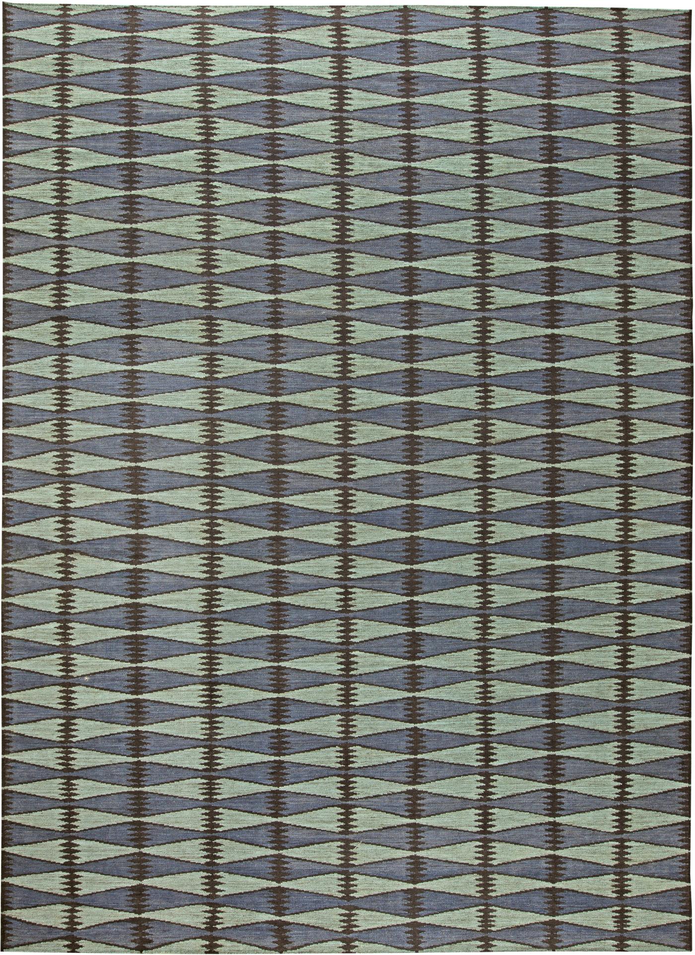 Flat Weave Wool Carpet Designed by/for Doris Leslie Blau Flat Weave Wool Carpet Designed by/for Doris Leslie Blau