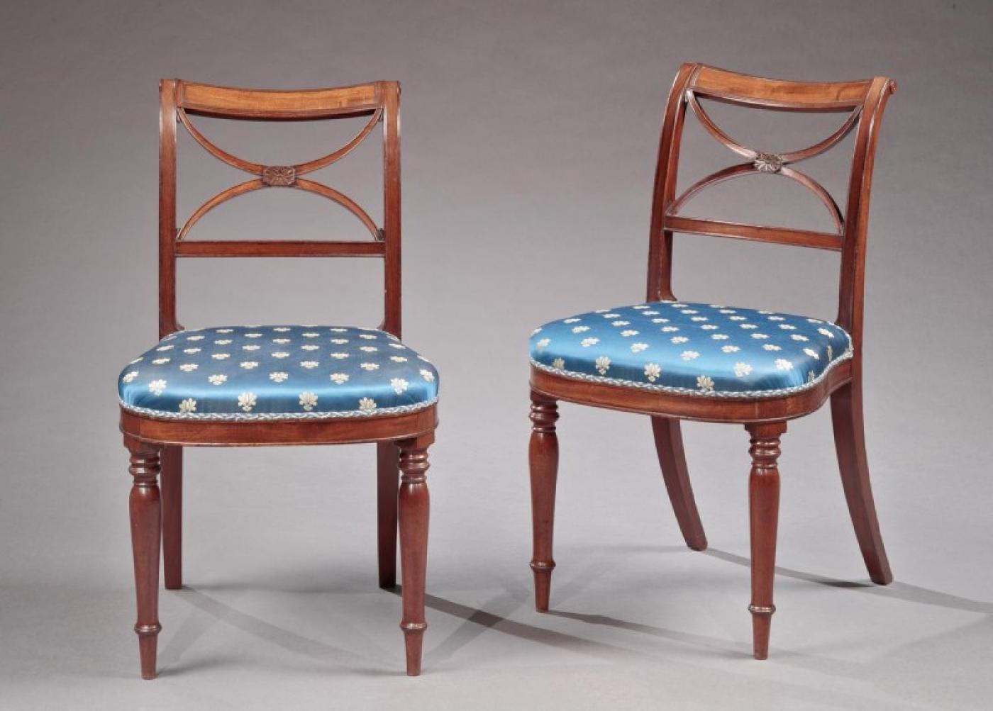 Duncan Phyfe - Pair of Federal Side Chairs