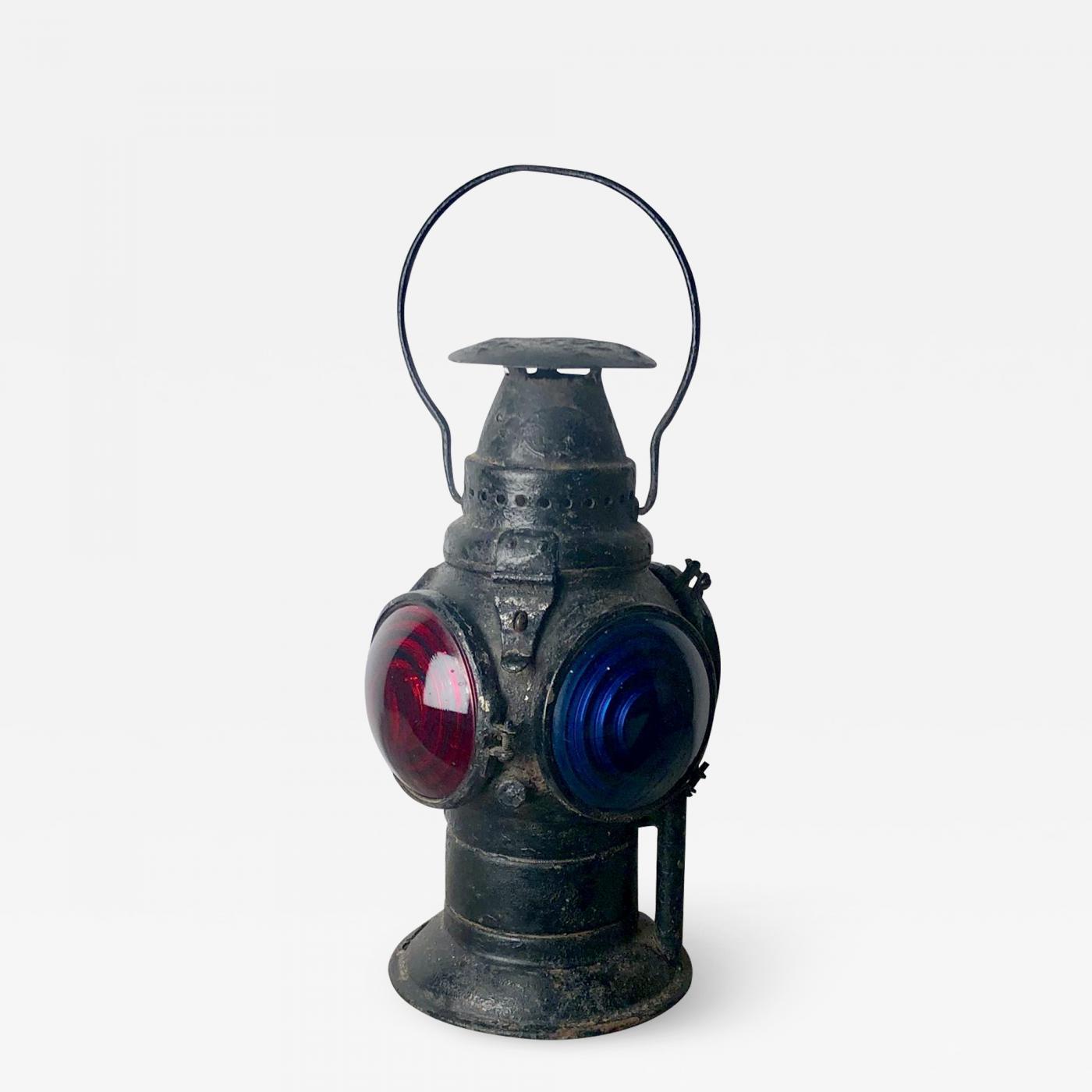Early 20th Century Railroad Signaling Lantern