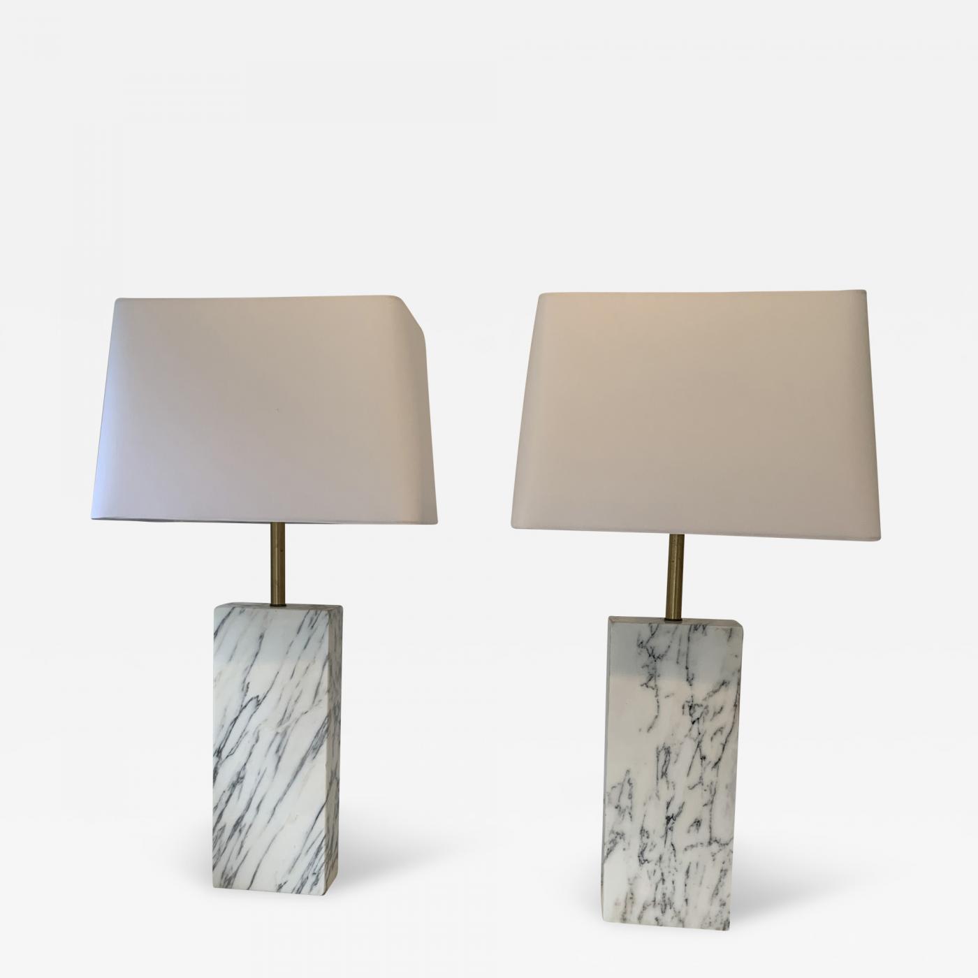 marble slab table lamp