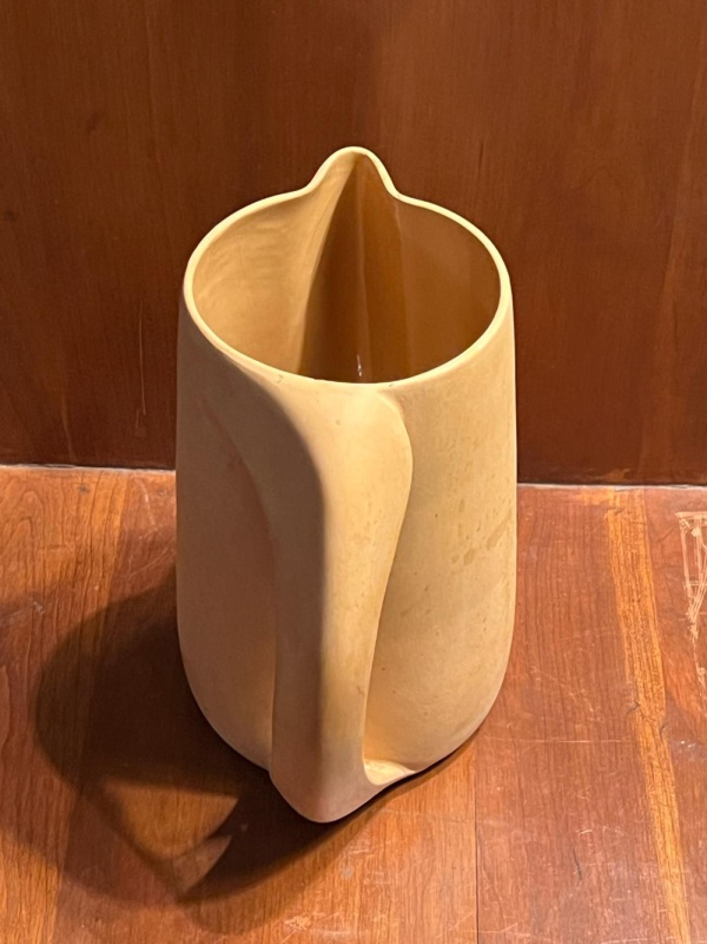 Elsa Peretti - MODERNIST ORGANIC TERRACOTTA PITCHER BY ELSA PERETTI