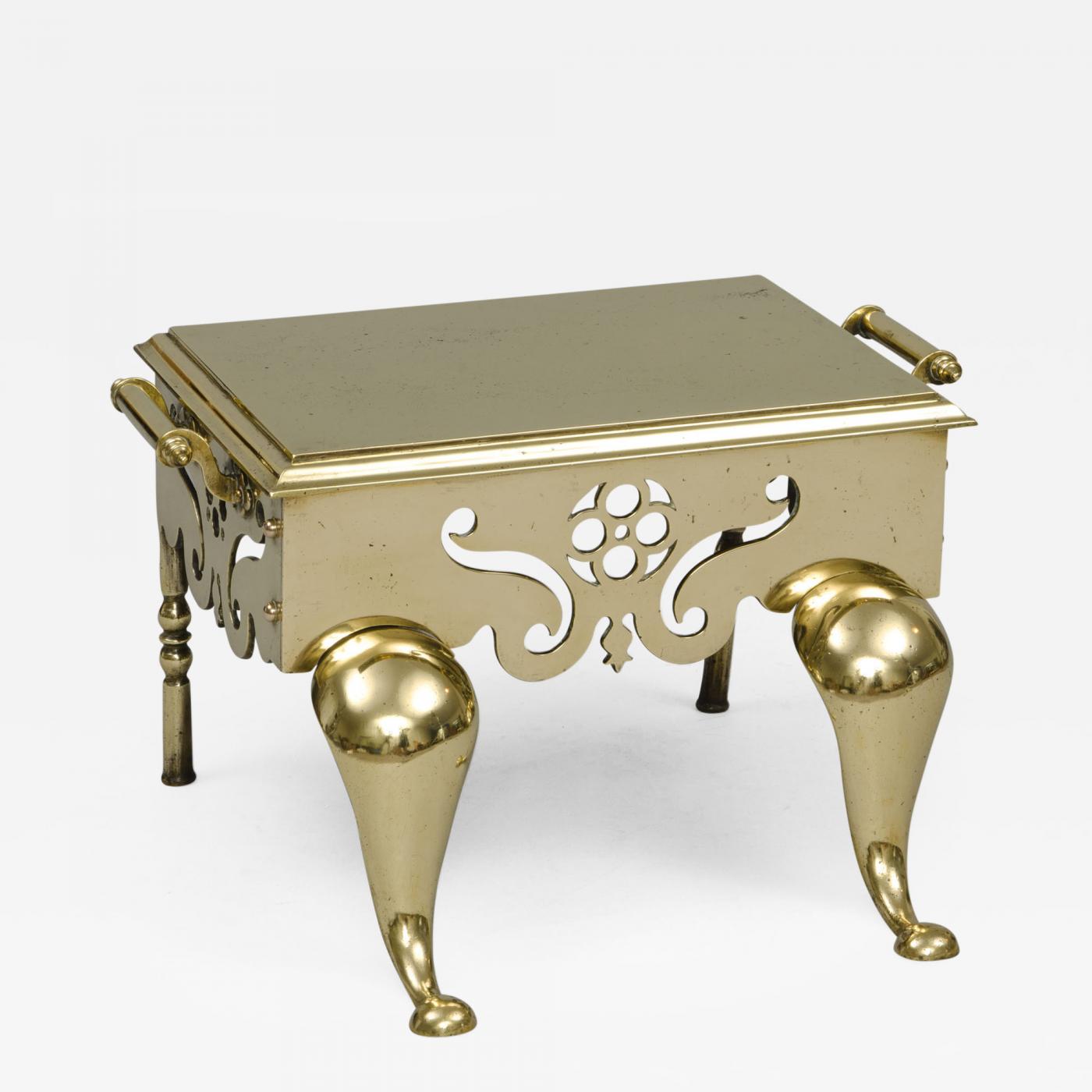 English Brass Footman or Trivet, Circa 1820