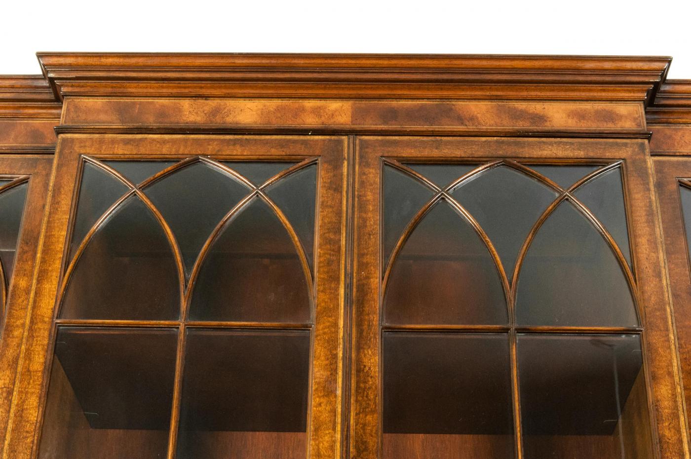 English Mahogany Wood Hutch / China