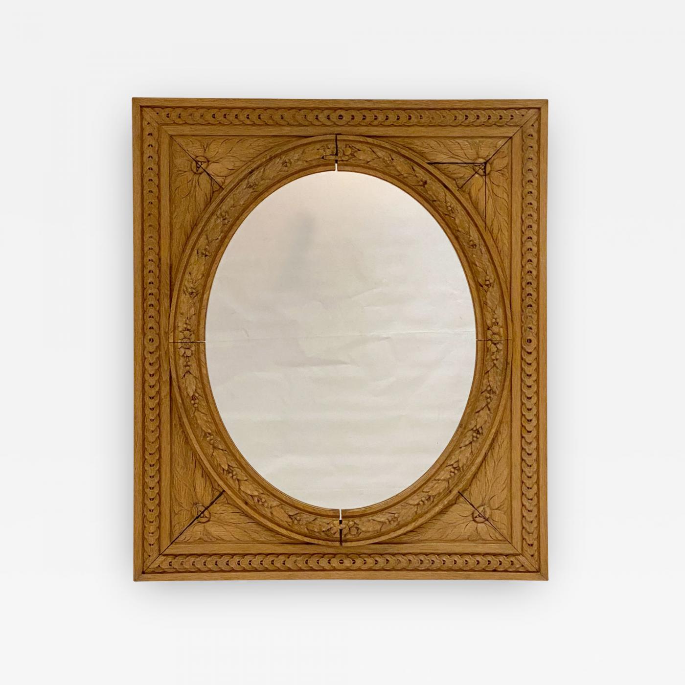 Early 21st Century French Neoclassical Square Mirrors - A Pair