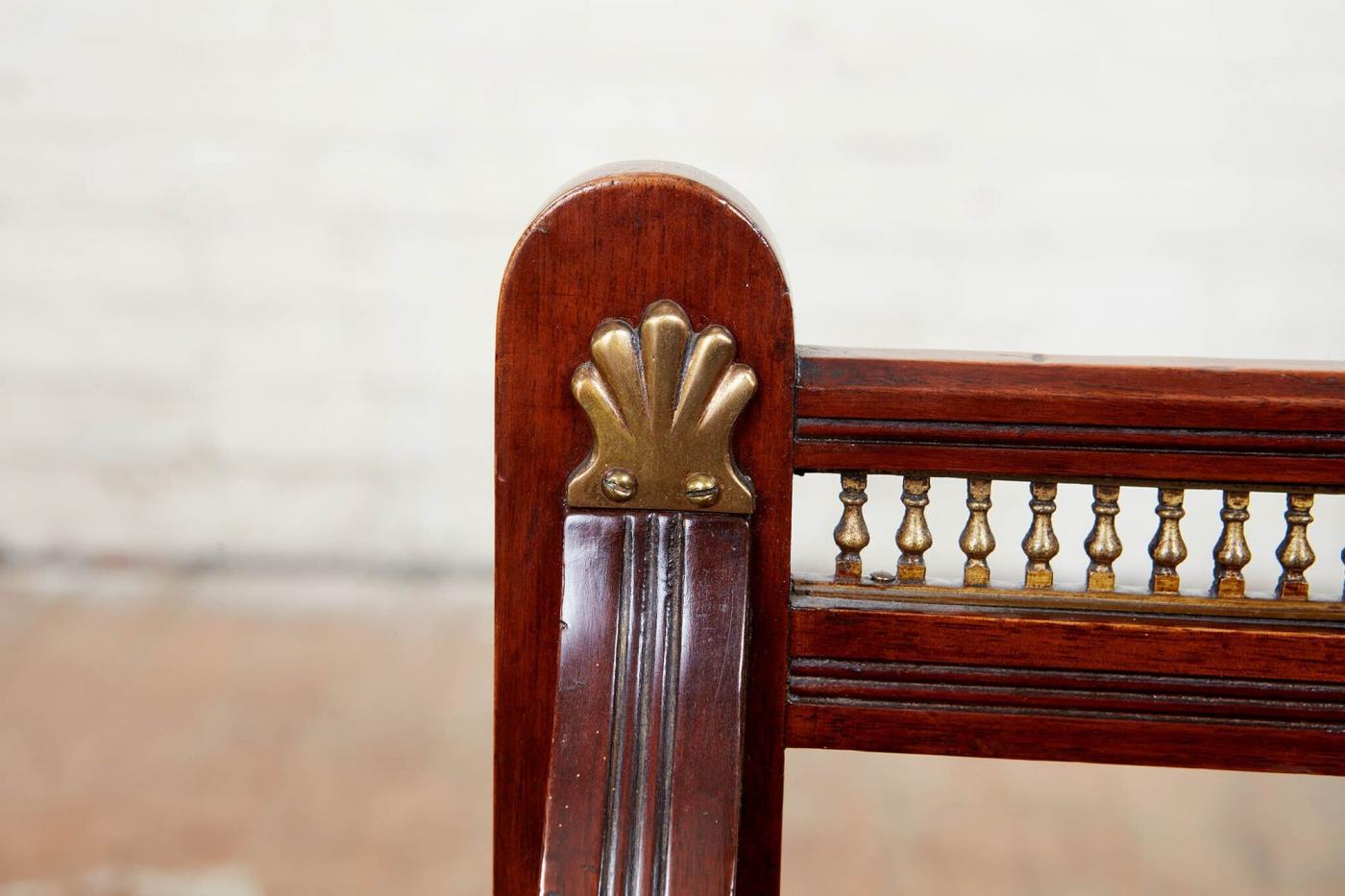 English Shoolbred Hall Bench