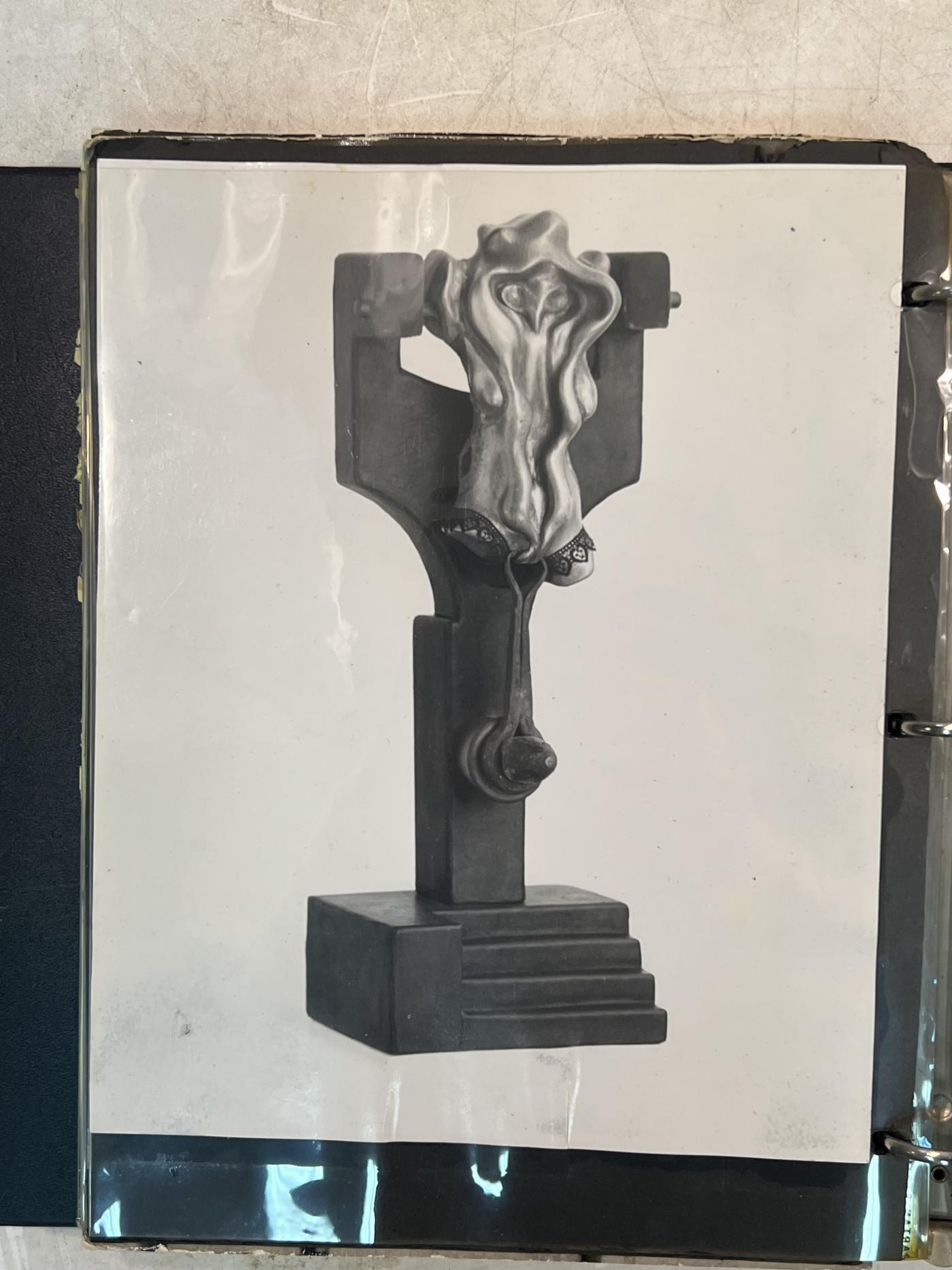 FRED POWELL - SURREALIST EROTIC FEMALE NUDE BONDAGE SCULPTURE BY FRED