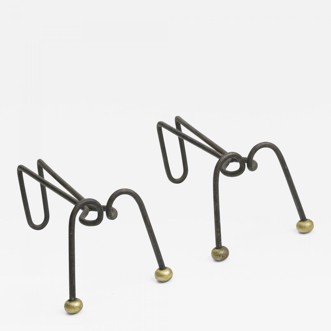 Fancy Ants shaped wrought iron with gold leaf accent