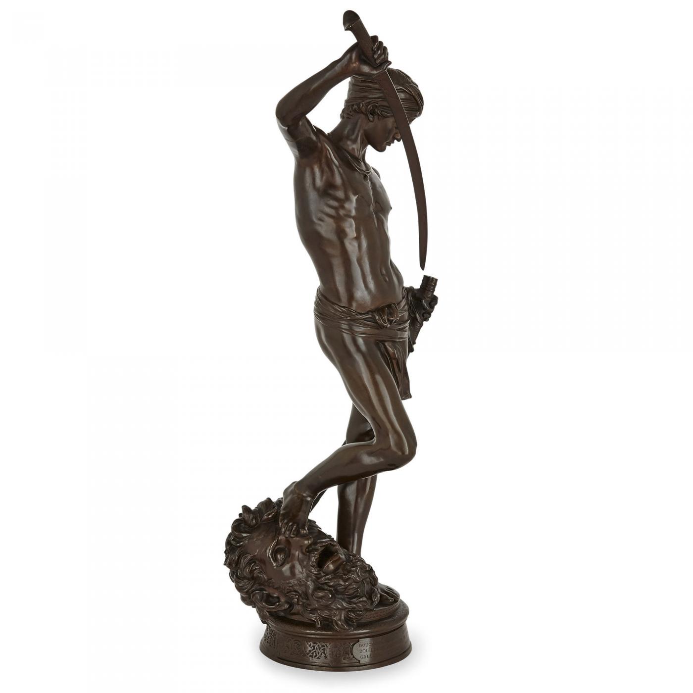 Ferdinand Barbedienne - Large French patinated bronze sculpture of ...