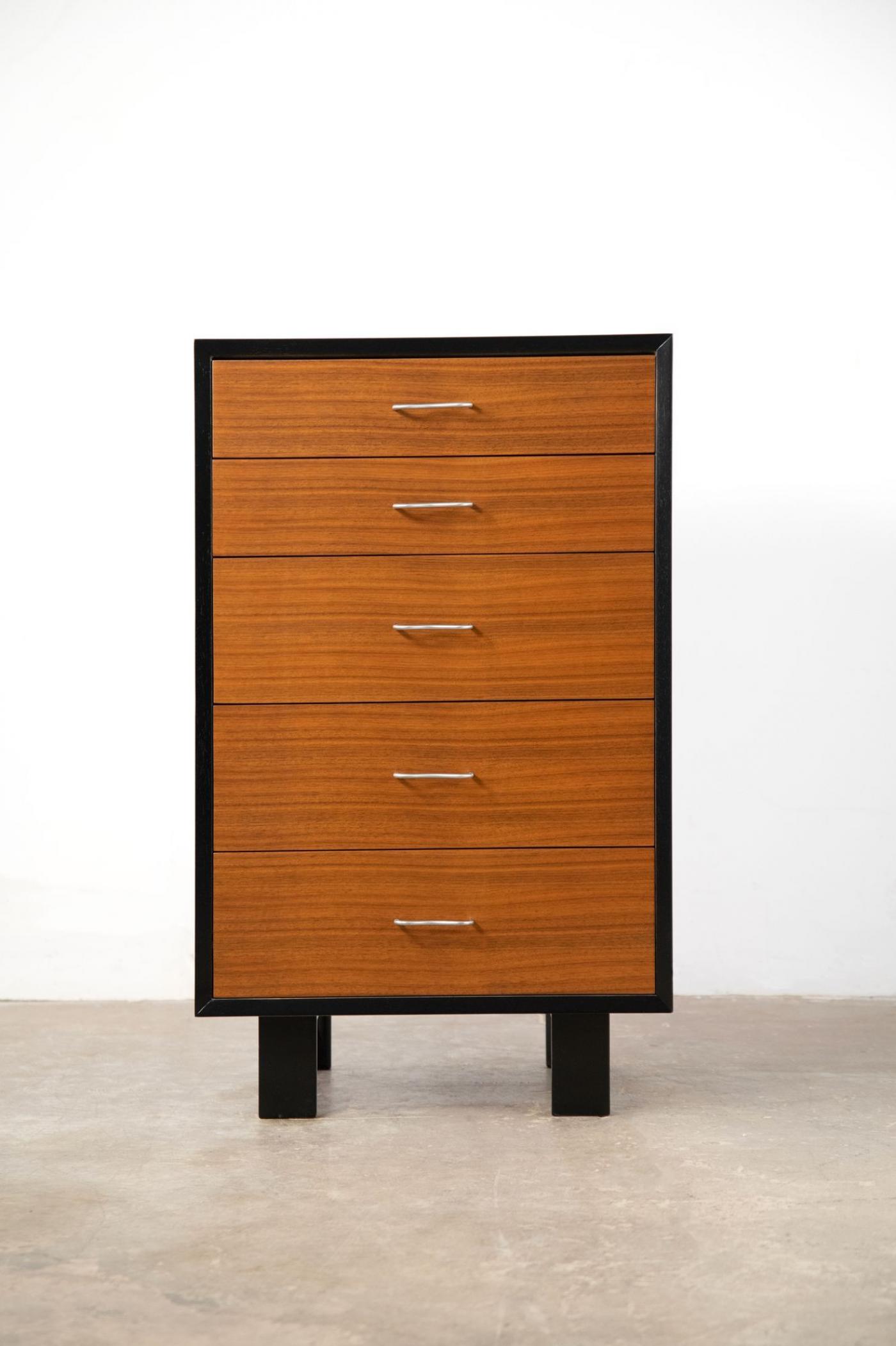 Nelson Five Drawer Tall Chest & Two Door Server by