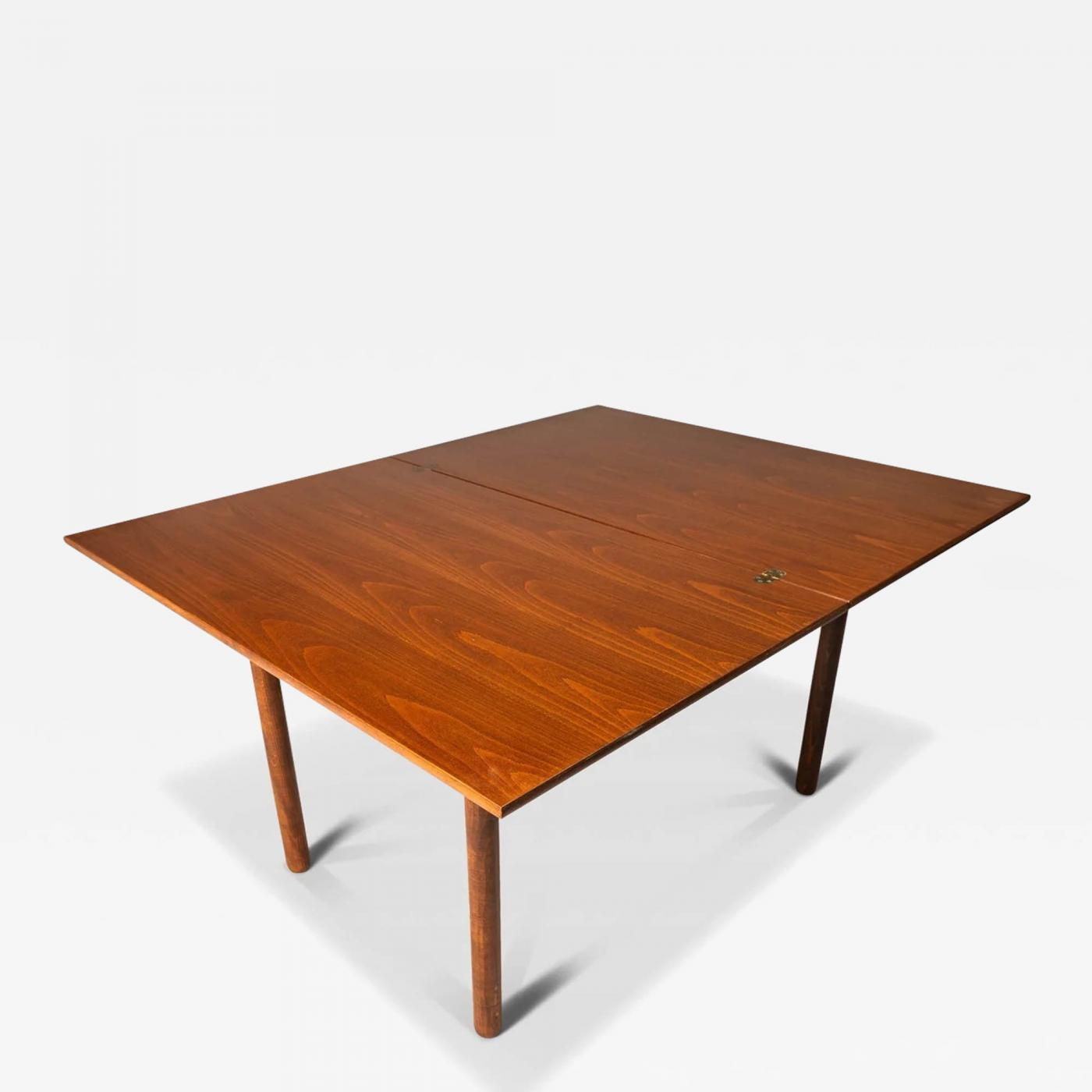 Mid century discount folding dining table