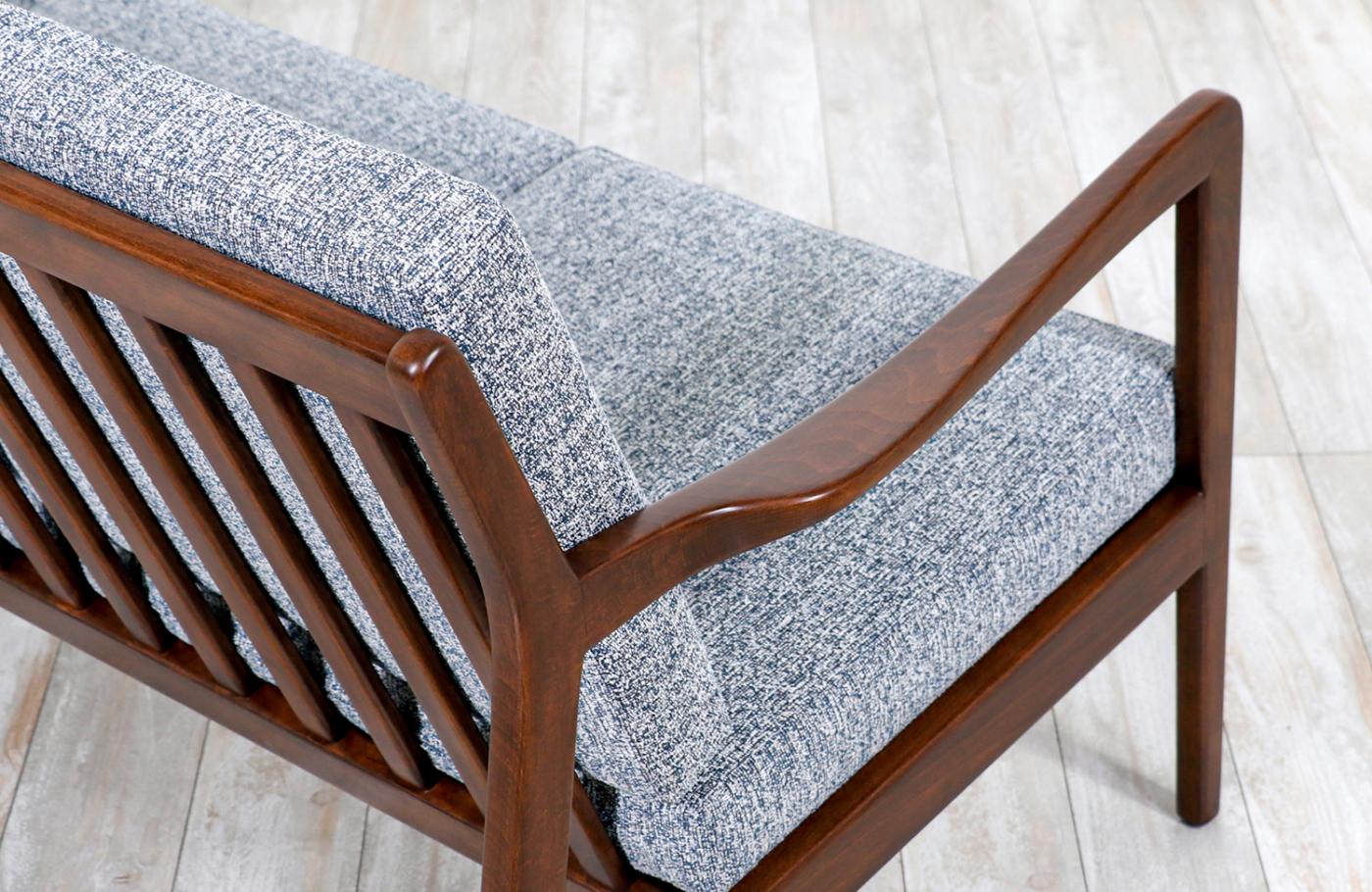 Folke Ohlsson MidCentury Modern Sculpted Sofa by Folke Ohlsson for Dux