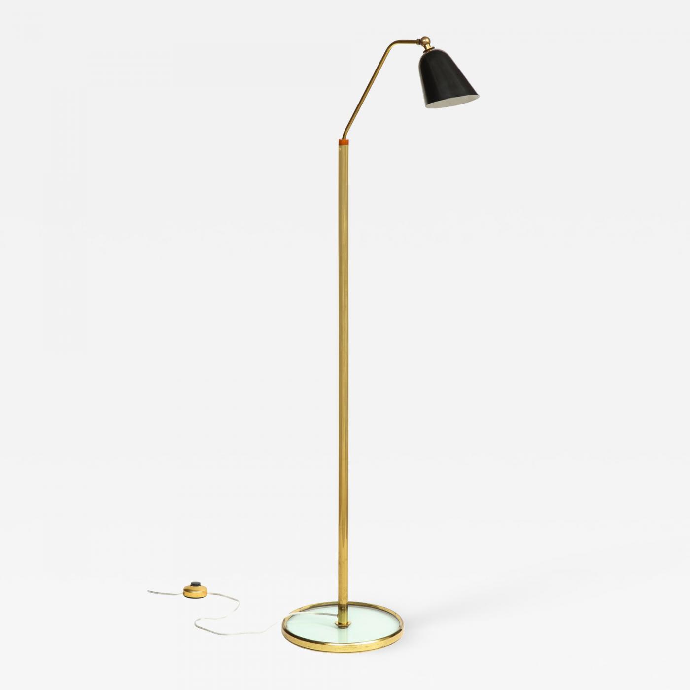 tall black lamp