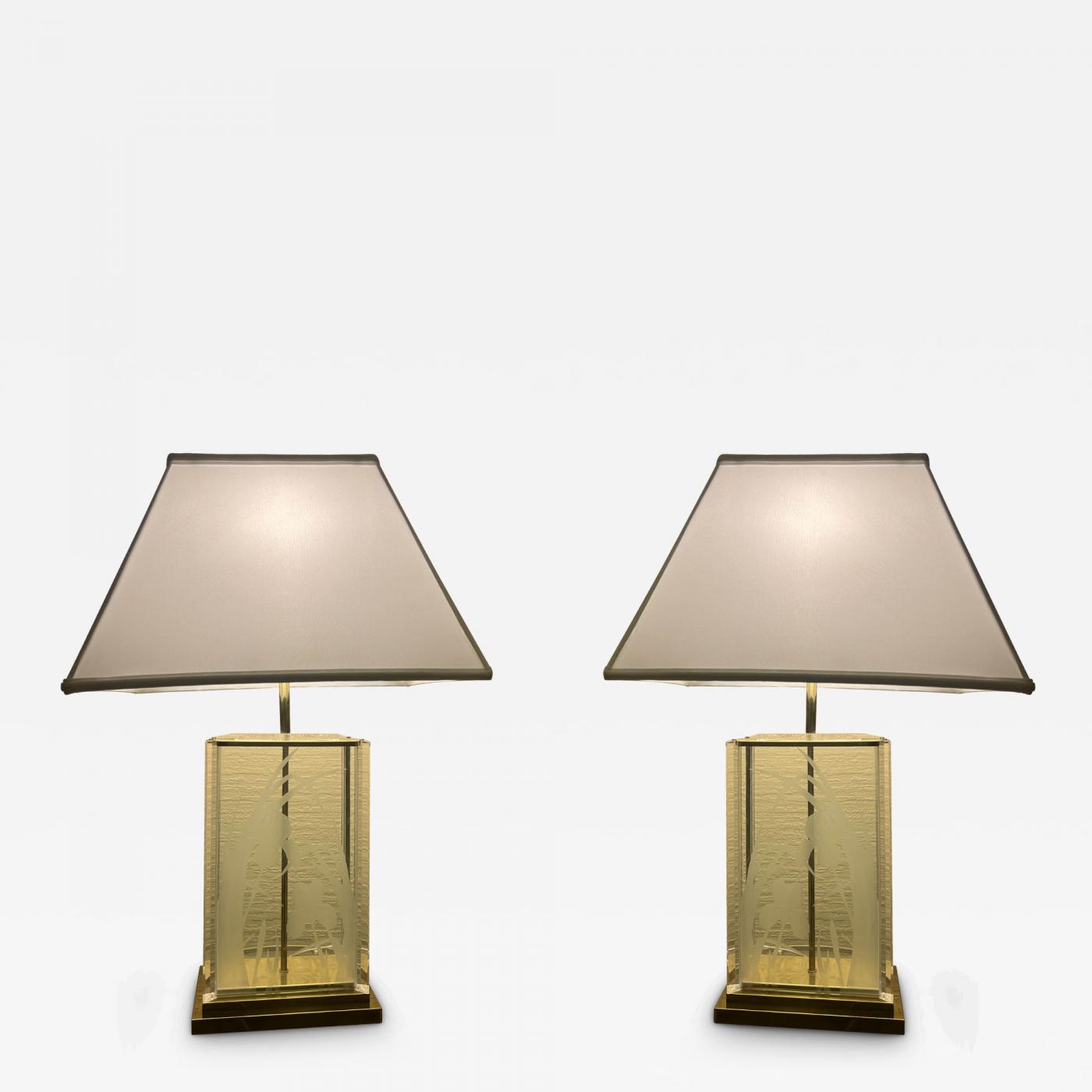 Large Hollywood Regency Table Lamps – SOLD – The Oscar Collective